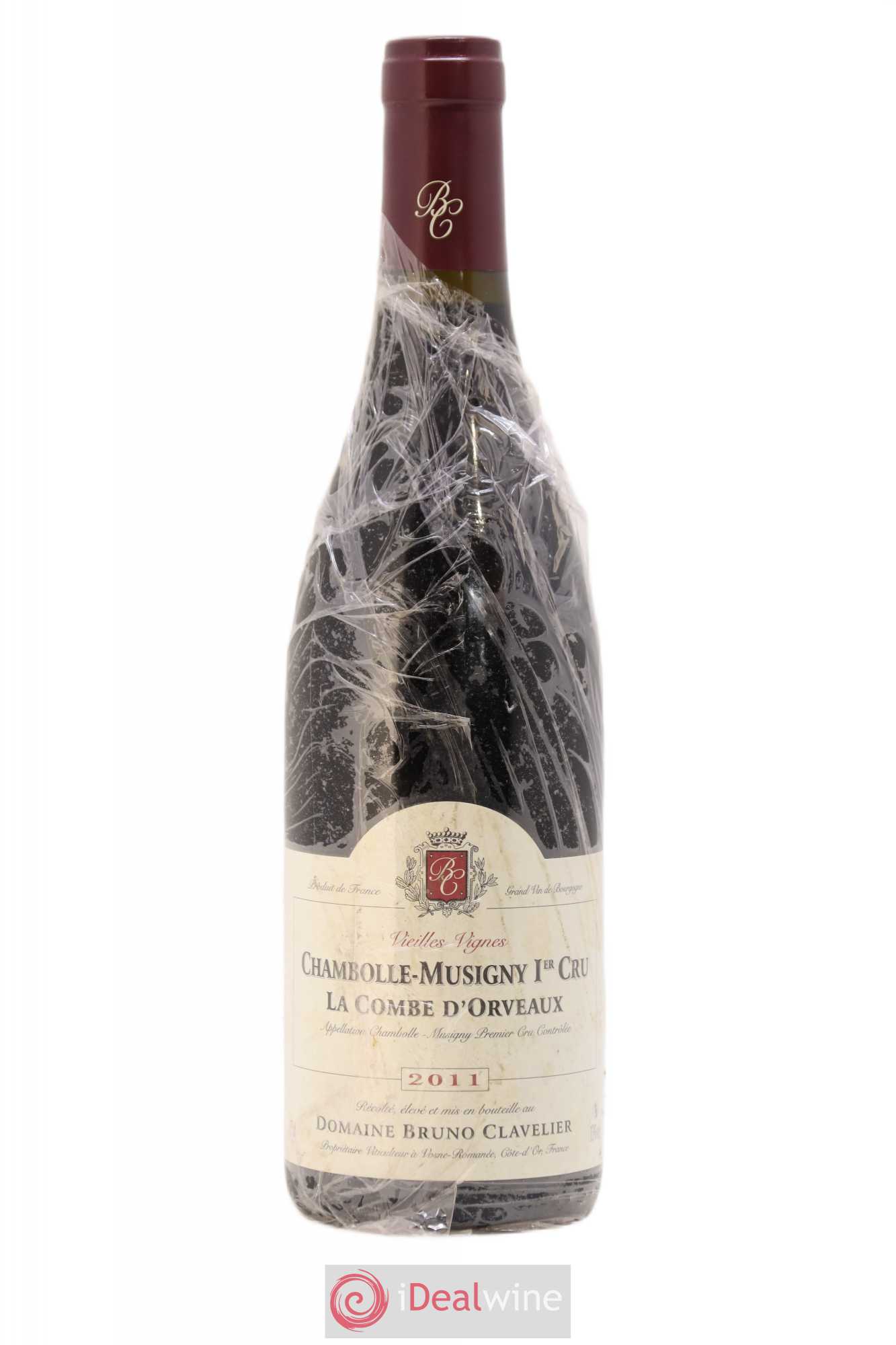 Chambolle-Musigny 1er Cru La Combe d'Orveaux Vieilles Vignes Bruno Clavelier 2011 - Lot de 1 bouteille - 0
