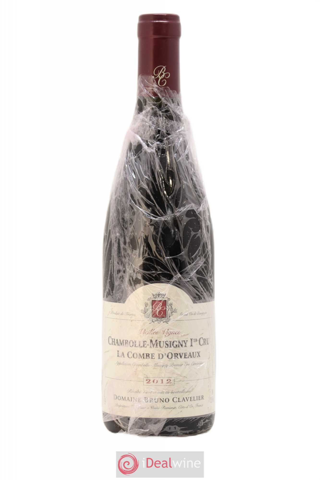 Chambolle-Musigny 1er Cru La Combe d'Orveaux Vieilles Vignes Bruno Clavelier 2012 - Lot de 1 bouteille - 0
