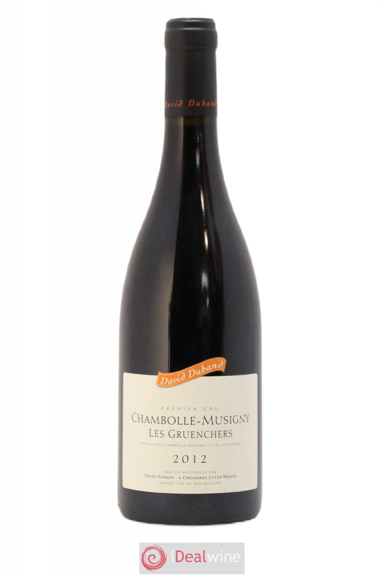 Chambolle-Musigny 1er Cru Les Gruenchers David Duband (Domaine) 2012 - Lot de 1 bouteille - 0