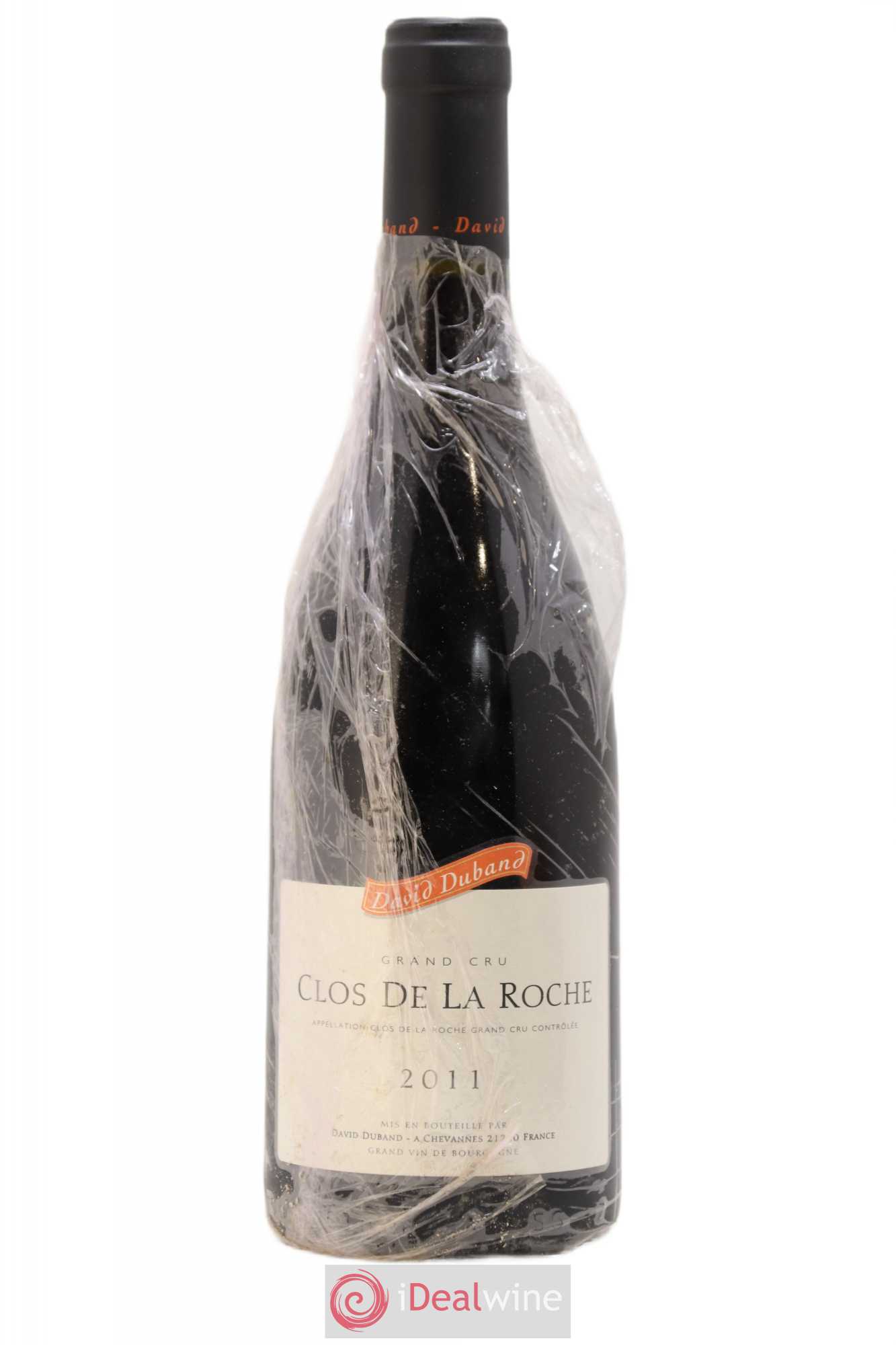 Clos de la Roche Grand Cru David Duband (Domaine) 2011 - Lot de 1 bouteille - 0
