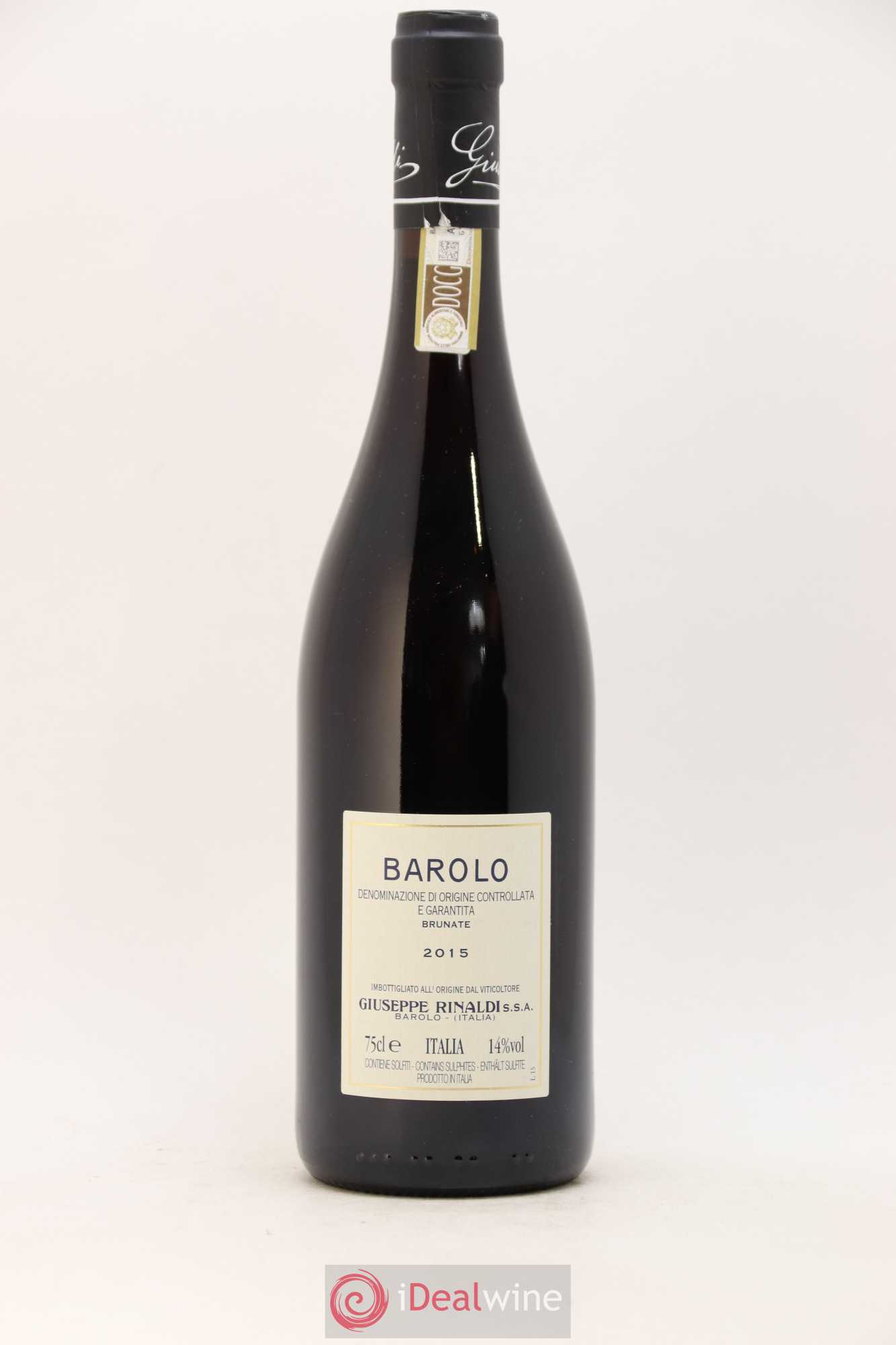 Barolo DOCG Brunate Giuseppe Rinaldi 2015 - Lot of 1 bottle - 1