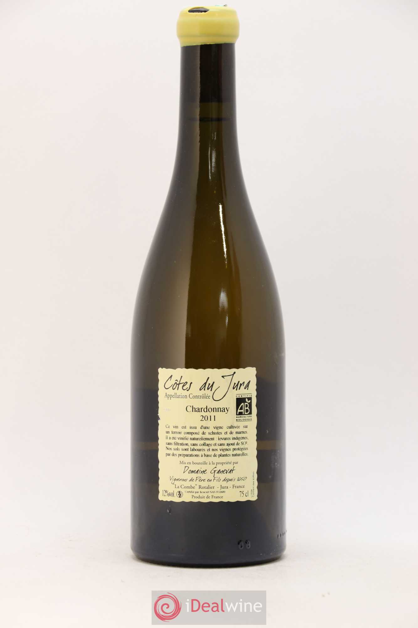 Côtes du Jura Grusse en Billat Jean-François Ganevat (Domaine) 2011 - Lot de 1 bouteille - 1