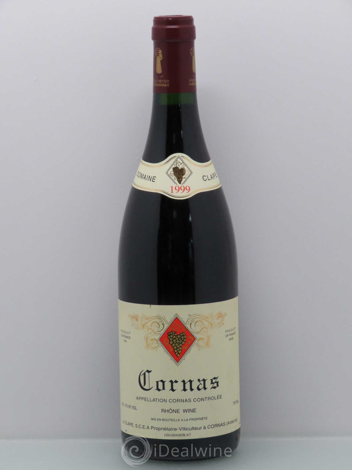Cornas Auguste Clape 1999 - Lot de 1 bouteille - 0