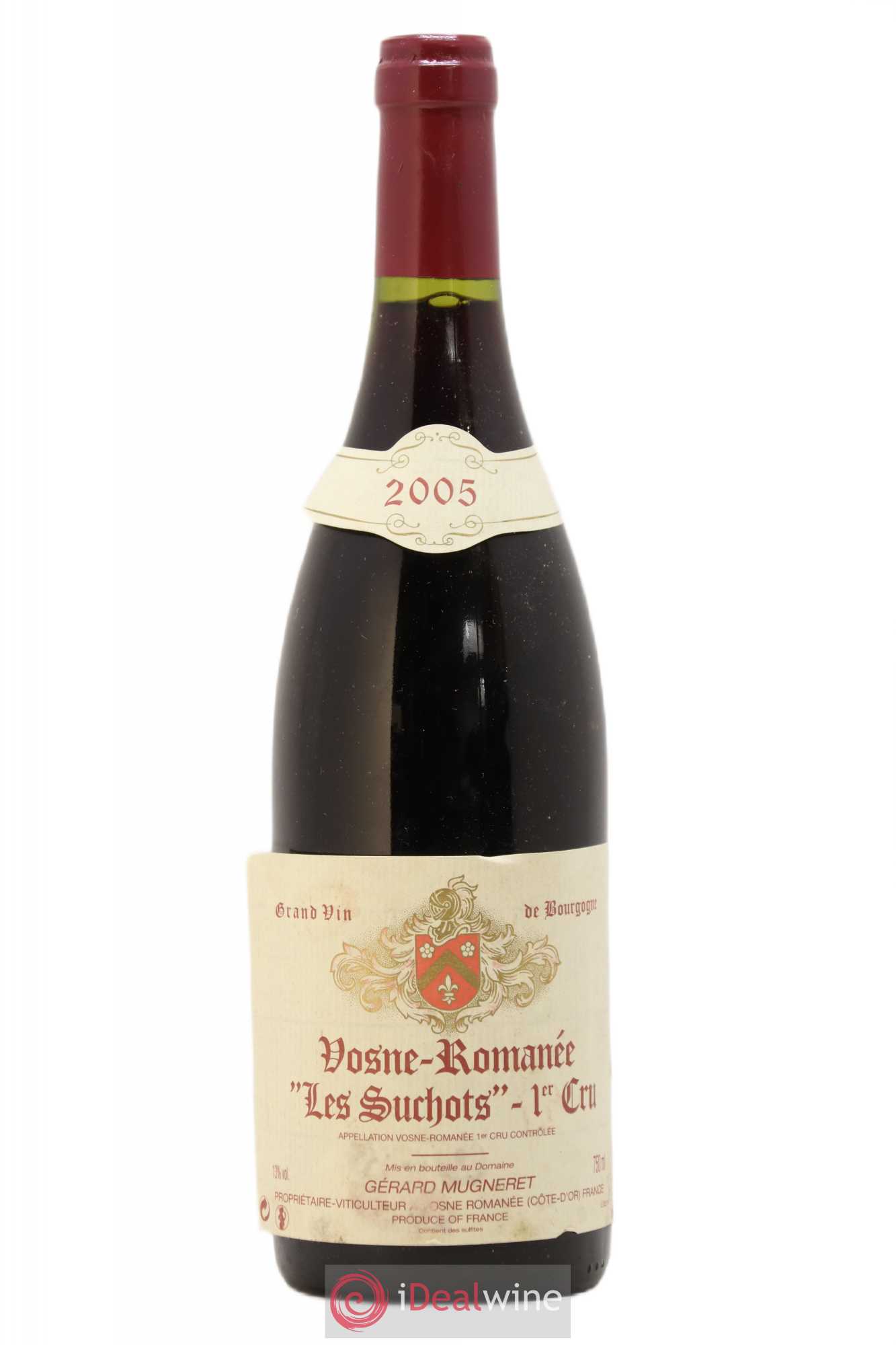Vosne-Romanée 1er Cru Les Suchots Gérard Mugneret 2005 - Lot de 1 bouteille - 0
