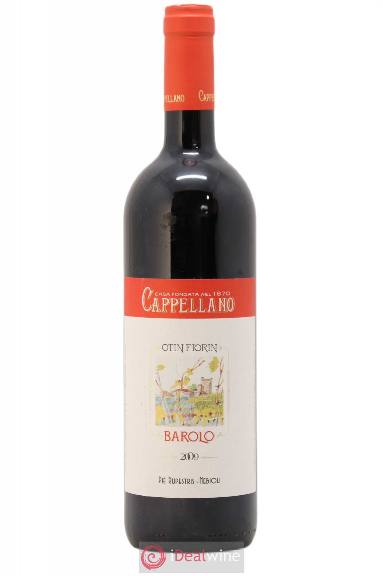 Barolo DOCG Pie Rupestris Cappellano 2009 - Lot de 1 bouteille - 0