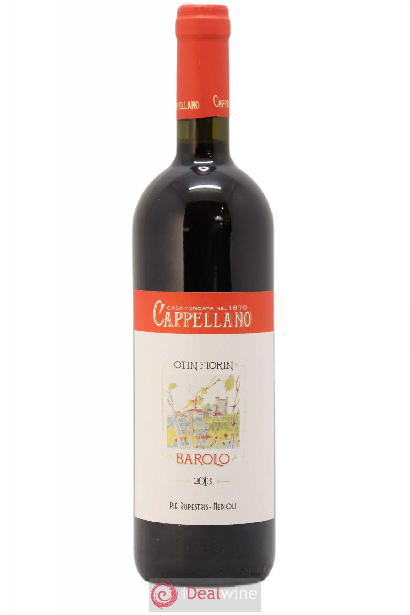 Barolo DOCG Pie Rupestris Cappellano 2013 - Lot de 1 bouteille - 0