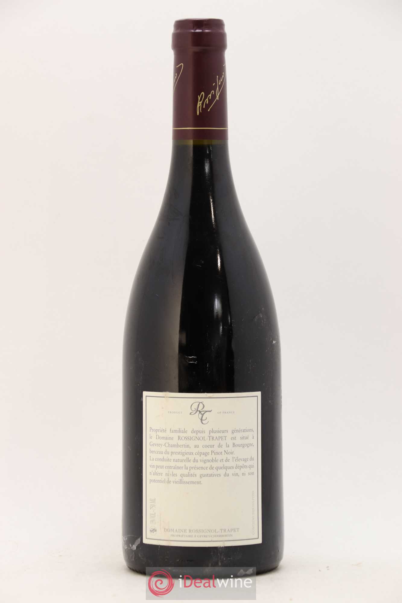 Chambertin Grand Cru Rossignol-Trapet (Domaine) 2005 - Lot de 1 bouteille - 1