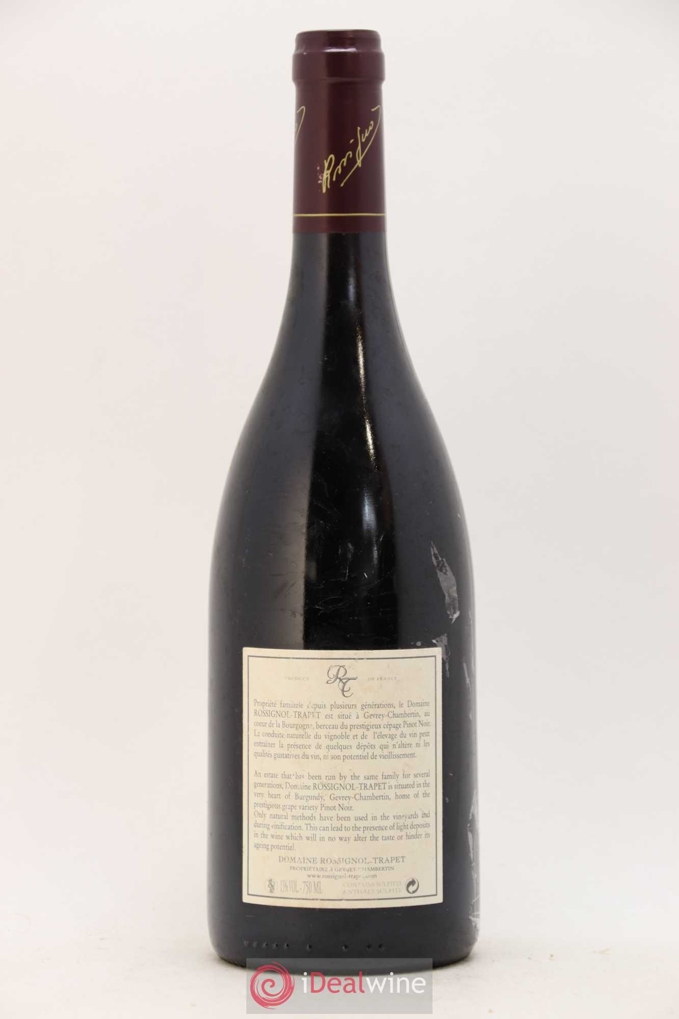 Chambertin Grand Cru Rossignol-Trapet (Domaine) 2006 - Lot de 1 bouteille - 1