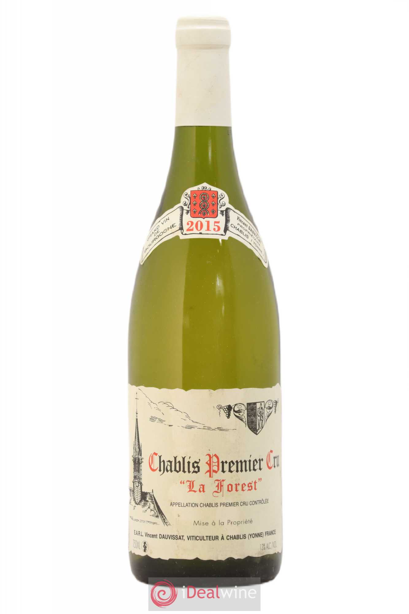 Chablis 1er Cru La Forest Vincent Dauvissat (Domaine) 2015 - Lot de 1 bouteille - 0