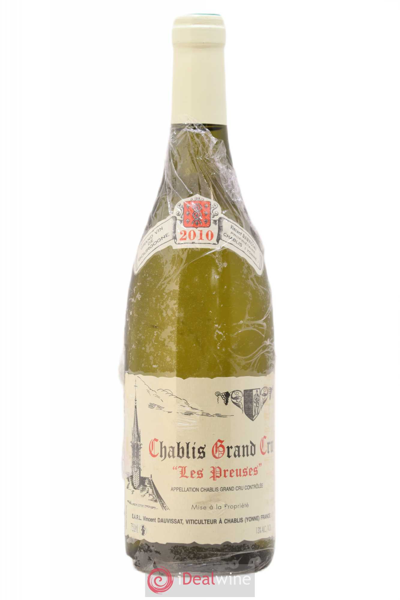 Chablis Grand Cru Les Preuses Vincent Dauvissat (Domaine) 2010 - Lot de 1 bouteille - 0