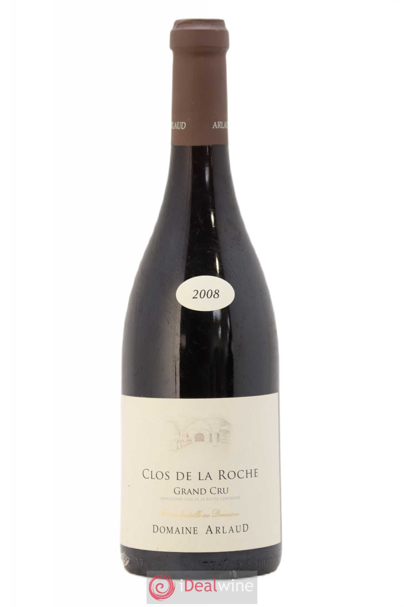 Clos de la Roche Grand Cru Arlaud 2008 - Lot de 1 bouteille - 0