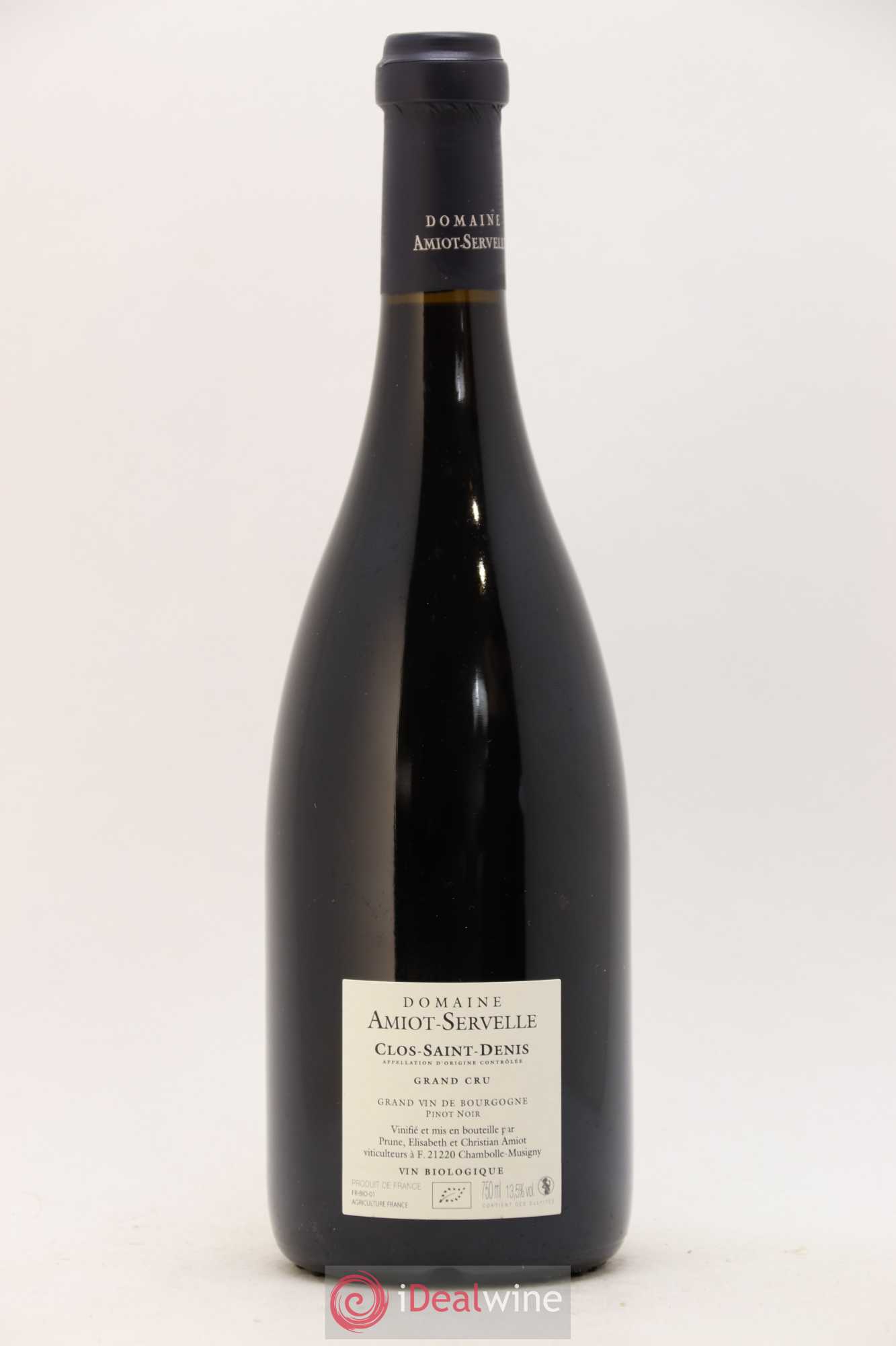 Clos Saint-Denis Grand Cru Amiot-Servelle 2015 - Lot de 1 bouteille - 1