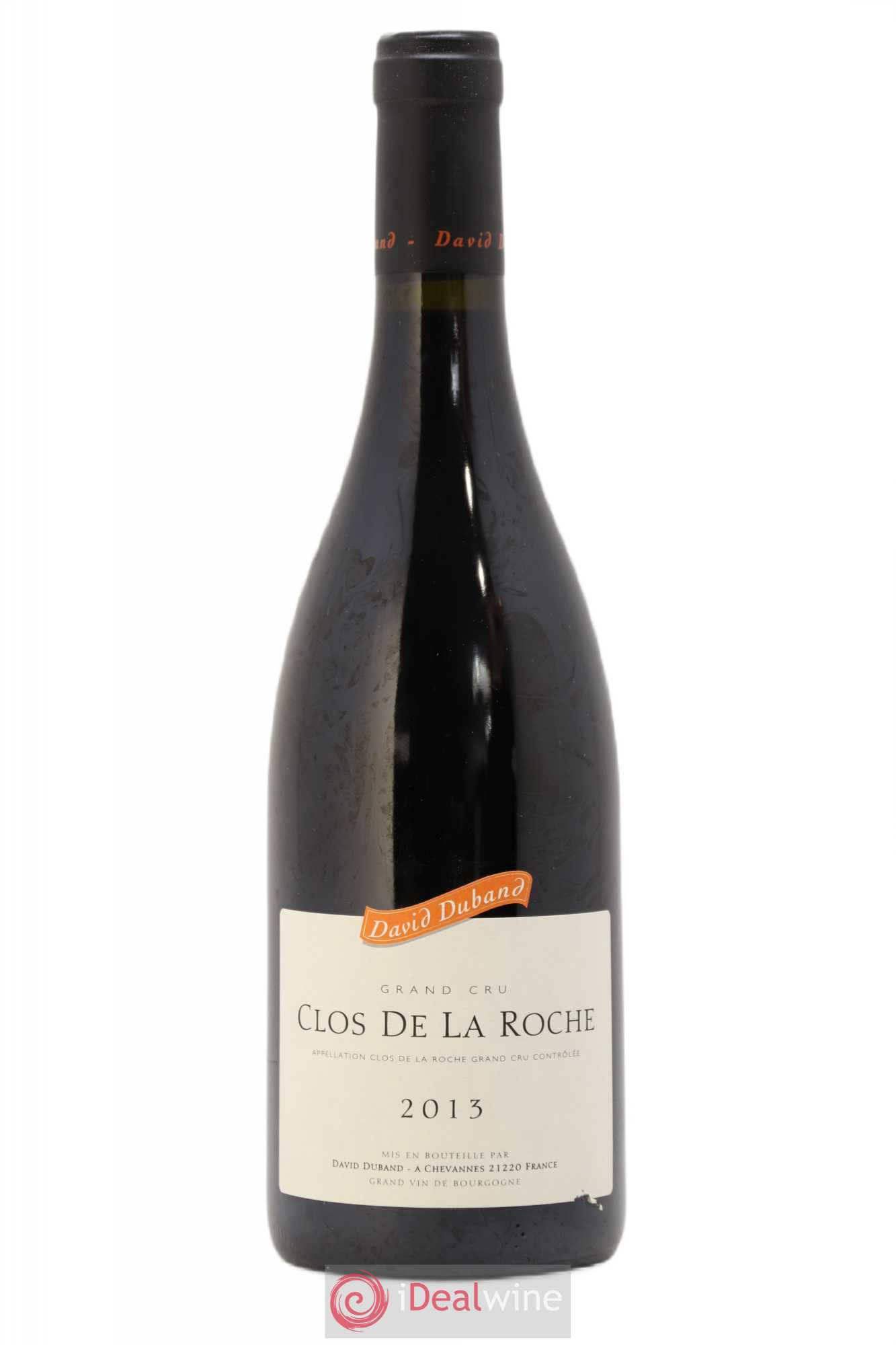 Clos de la Roche Grand Cru David Duband (Domaine) 2013 - Lot de 1 bouteille - 0
