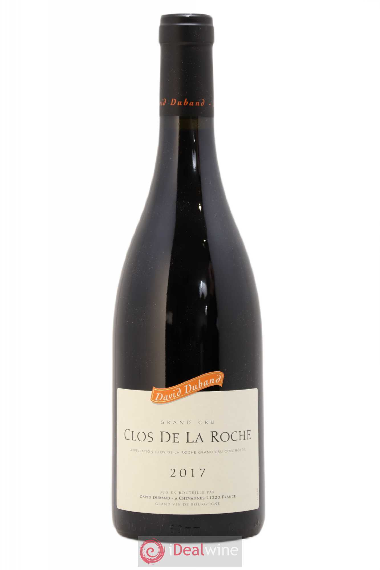 Clos de la Roche Grand Cru David Duband (Domaine) 2017 - Lot de 1 bouteille - 0