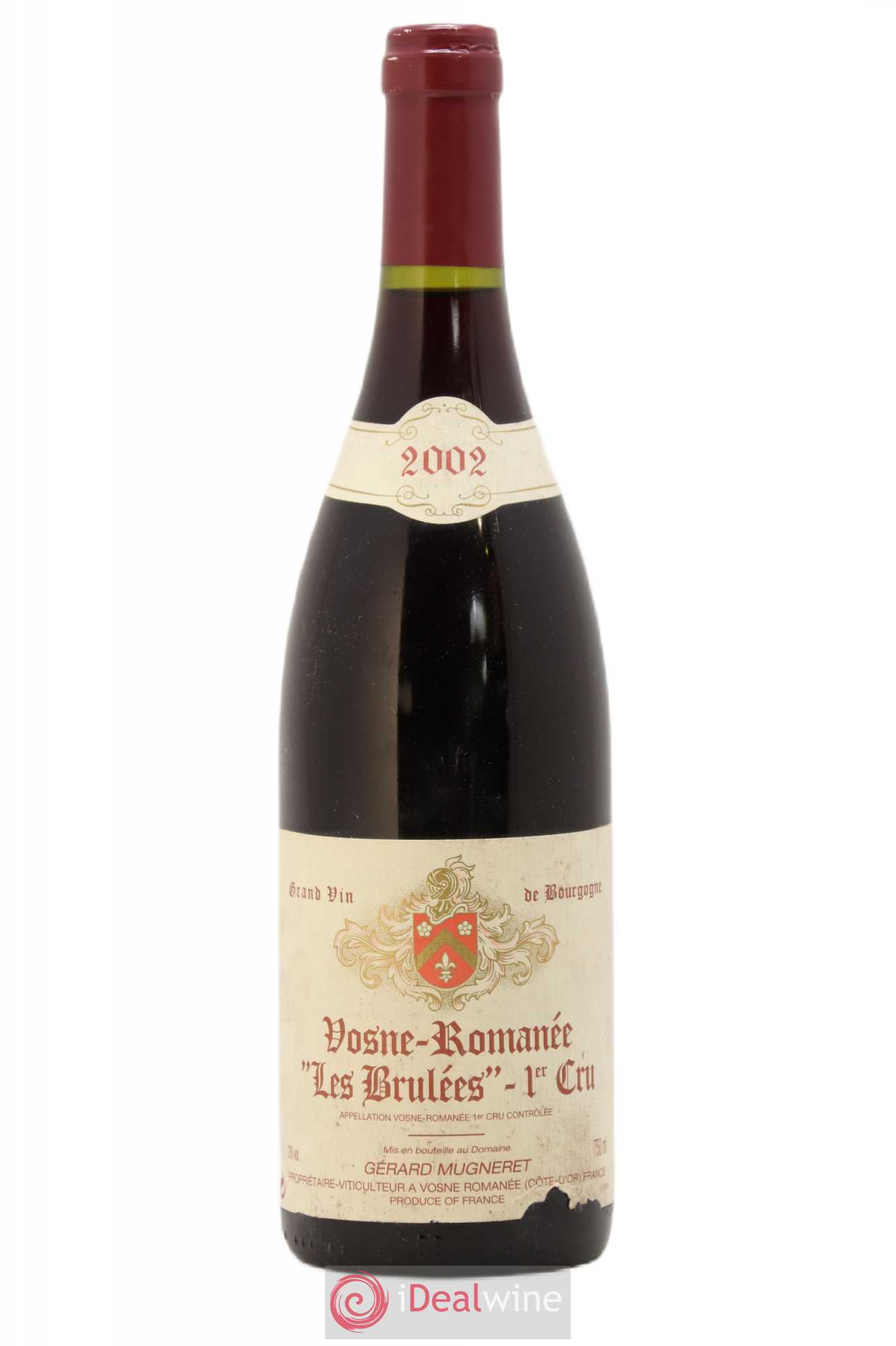 Vosne-Romanée 1er Cru Les Brulées Gérard Mugneret 2002 - Lot de 1 bouteille - 0