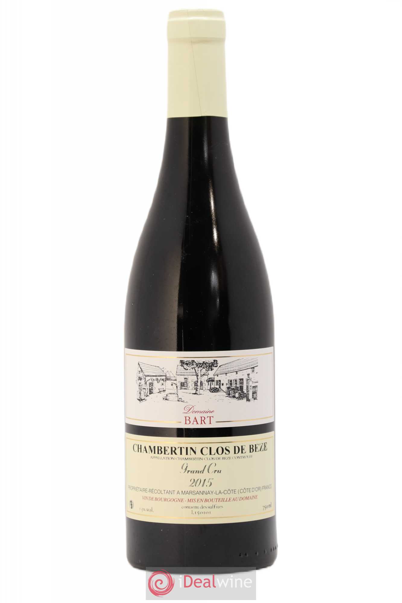 Chambertin Clos de Bèze Grand Cru Bart (Domaine) 2015 - Lot de 1 bouteille - 0
