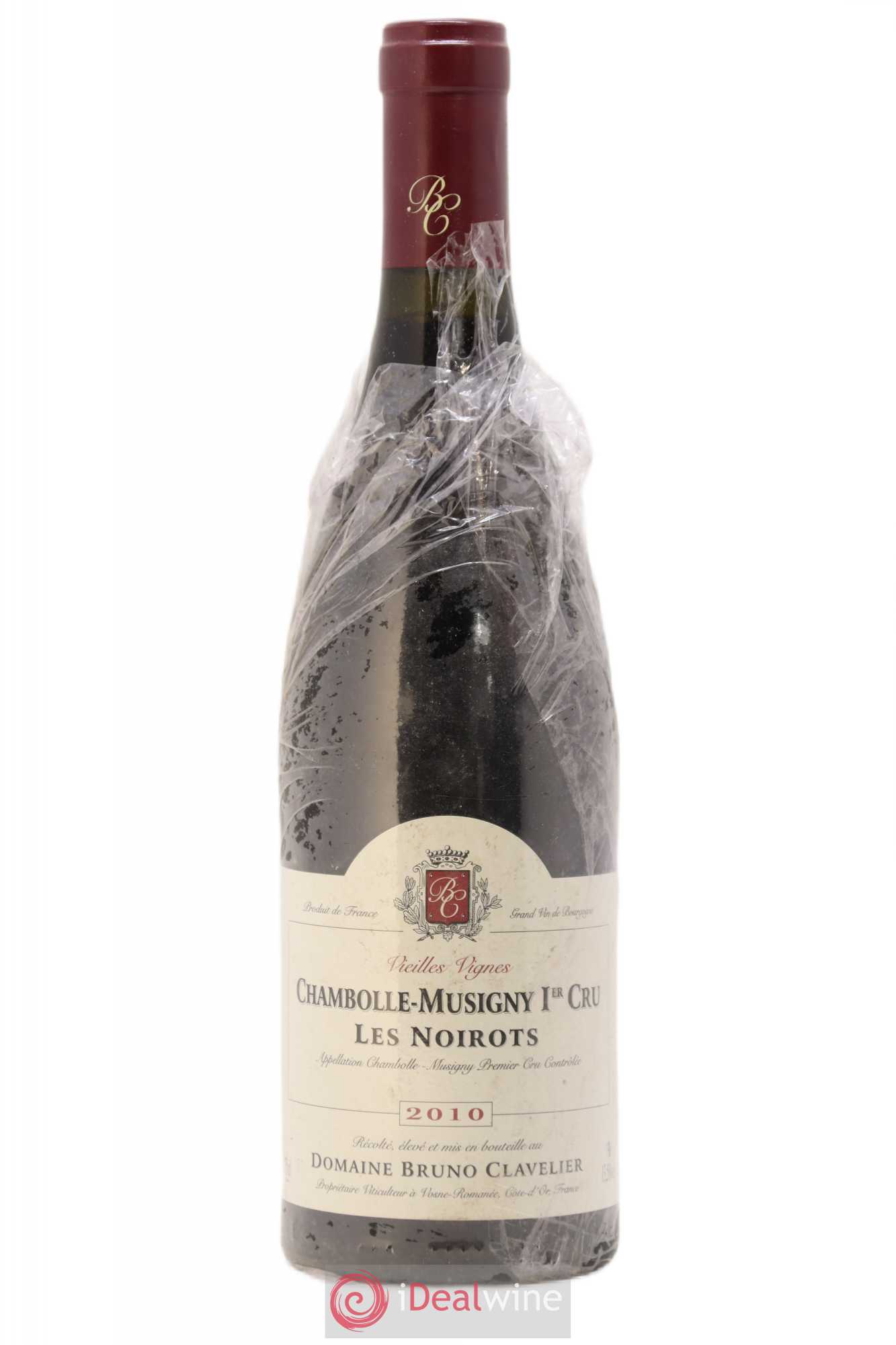 Chambolle-Musigny 1er Cru Les Noirots Vieilles Vignes Bruno Clavelier 2010 - Lot de 1 bouteille - 0