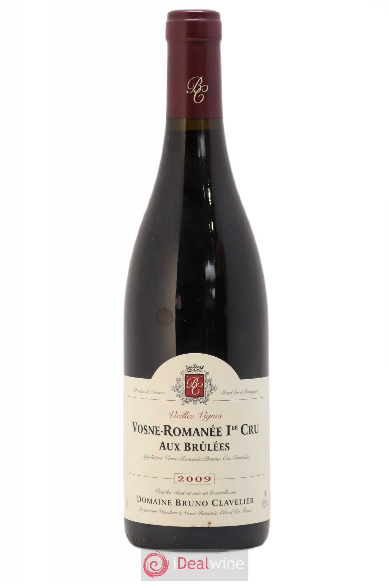 Vosne-Romanée 1er Cru Aux Brulées Vieilles Vignes Bruno Clavelier 2009 - Lot de 1 bouteille - 0