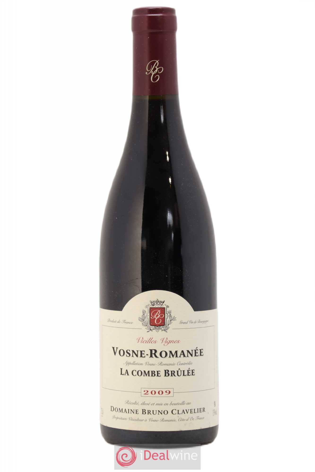 Vosne-Romanée Vieilles vignes La Combe Brûlée Bruno Clavelier 2009 - Lot de 1 bouteille - 0