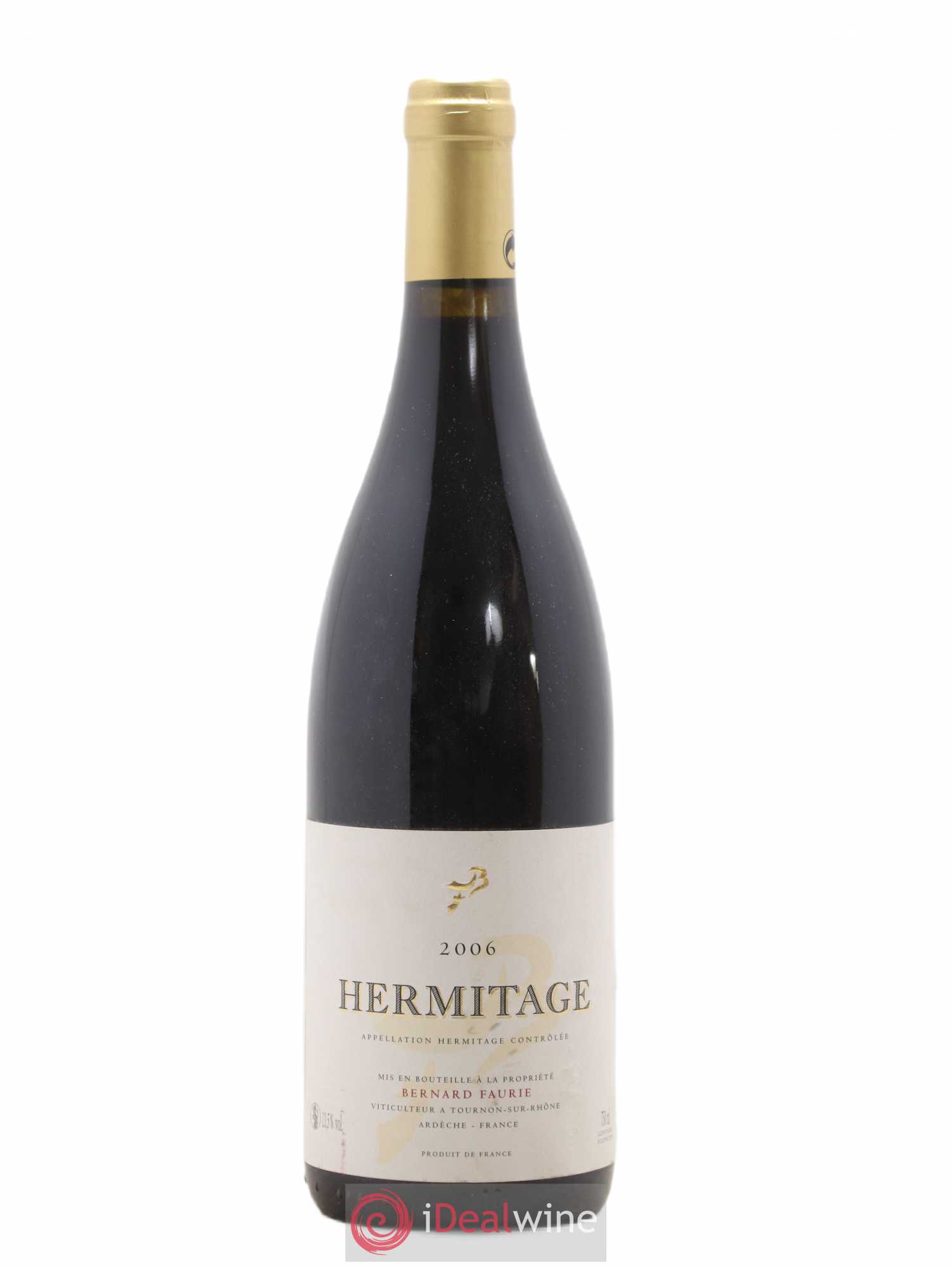 Hermitage Bessards Méal (capsule dorée) Bernard Faurie Bernard Faurie 2006 - Lot de 1 bouteille - 0