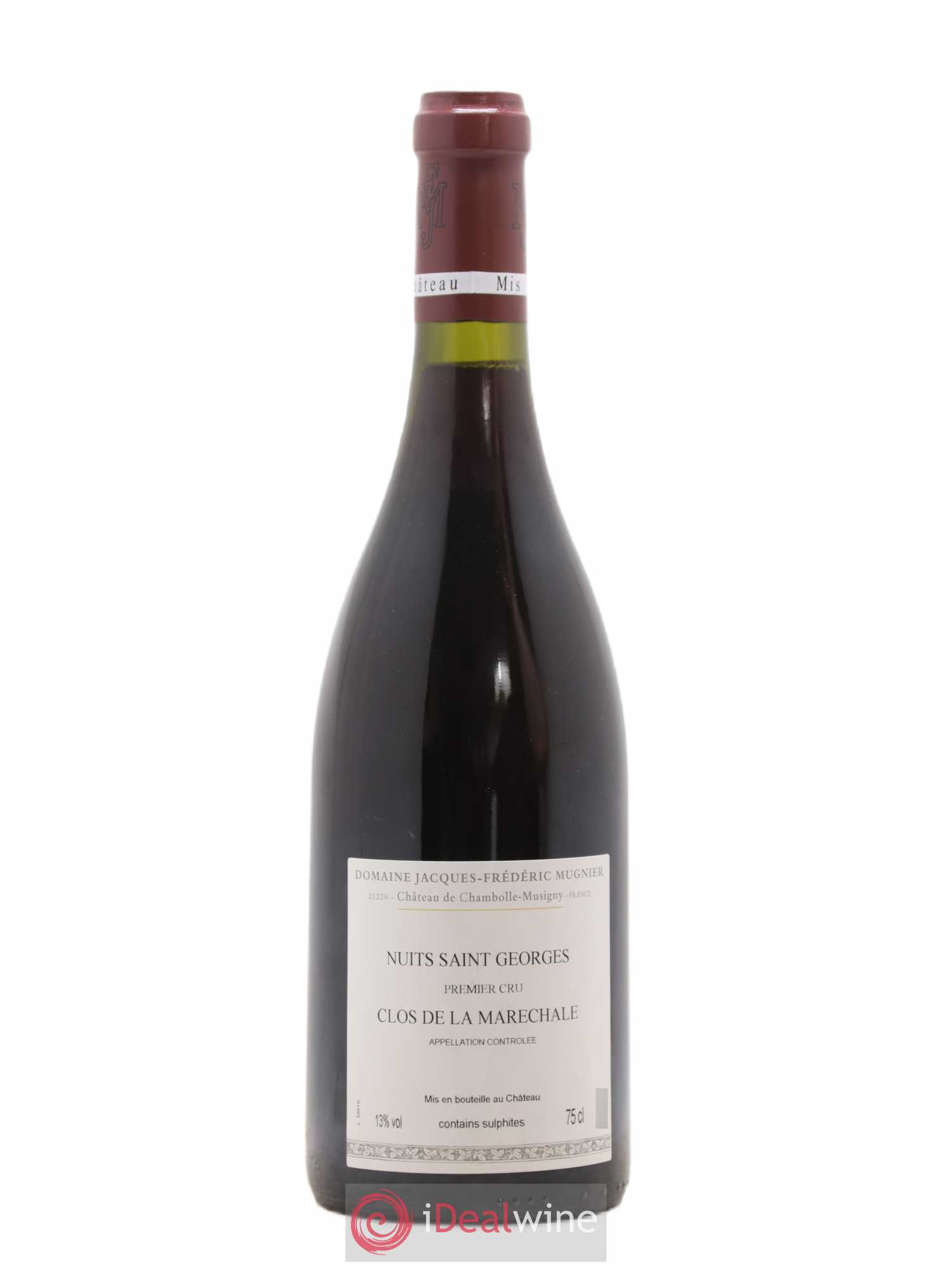 Nuits-Saint-Georges 1er Cru Clos de La Maréchale Jacques-Frédéric Mugnier 2010 - Lot de 1 bouteille - 1
