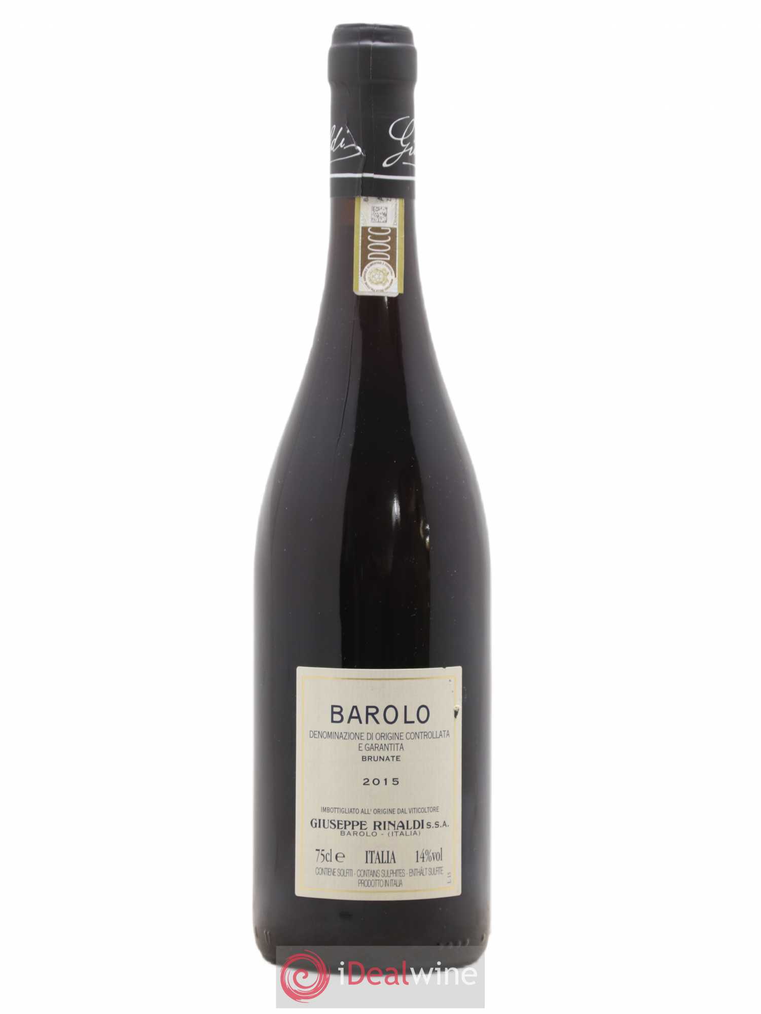 Barolo DOCG Brunate Giuseppe Rinaldi 2015 - Lot de 1 bouteille - 1