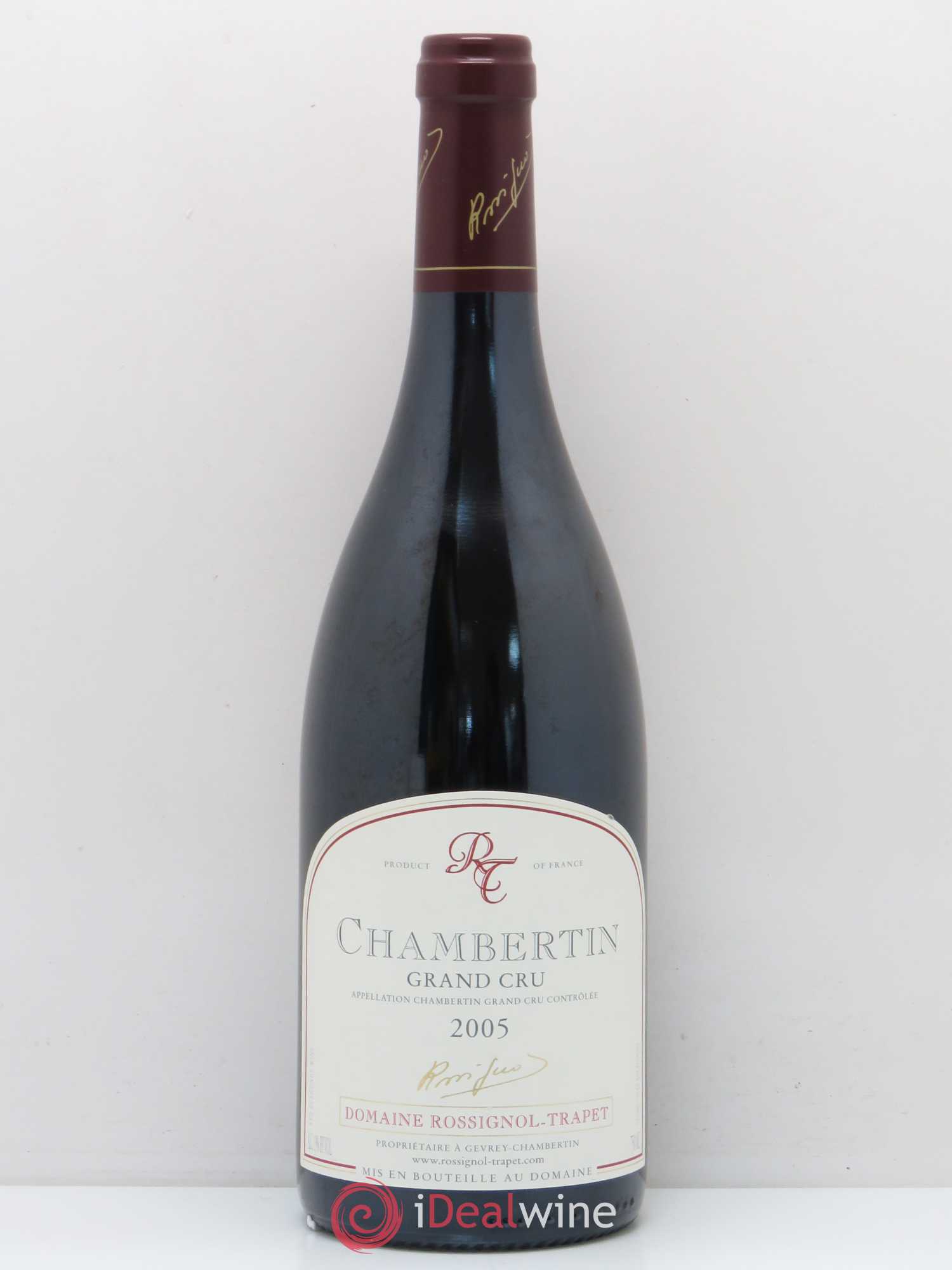 Chambertin Grand Cru Rossignol-Trapet (Domaine) 2005 - Lot de 1 bouteille - 0