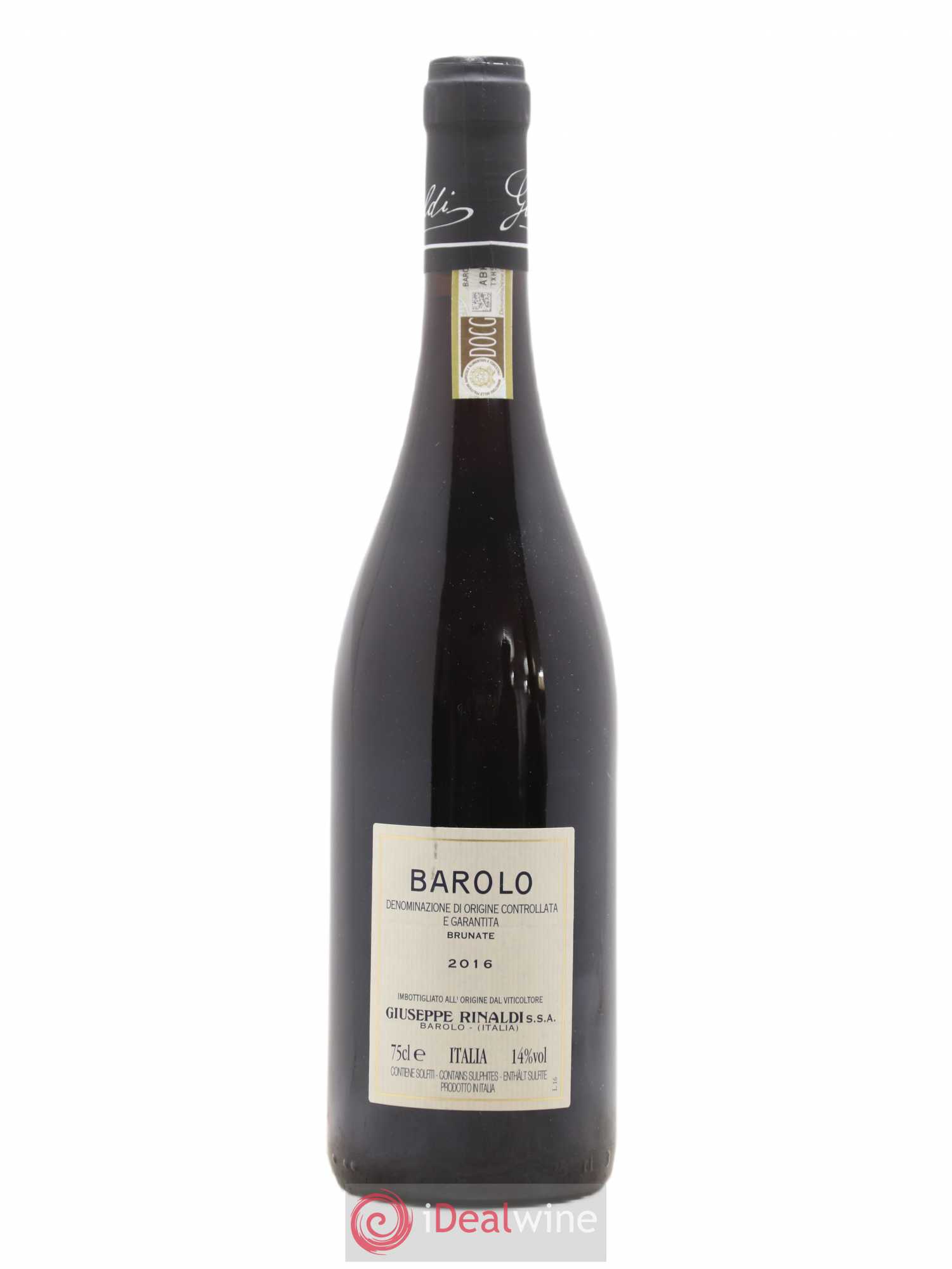 Barolo DOCG Brunate Giuseppe Rinaldi 2016 - Lot of 1 bottle - 1