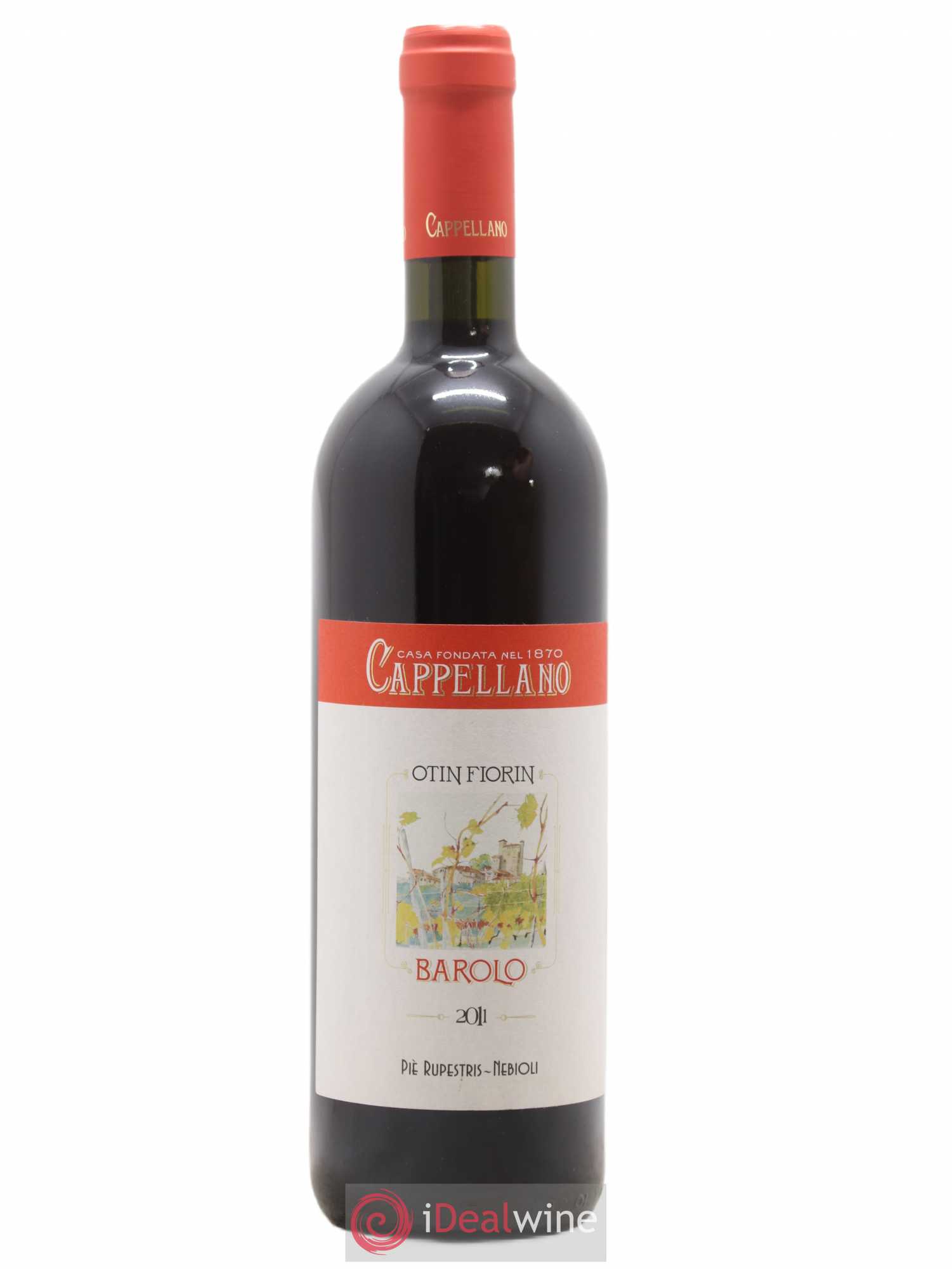 Barolo DOCG Pie Rupestris Cappellano Otin Fiorin 2011 - Lot de 1 bouteille - 0