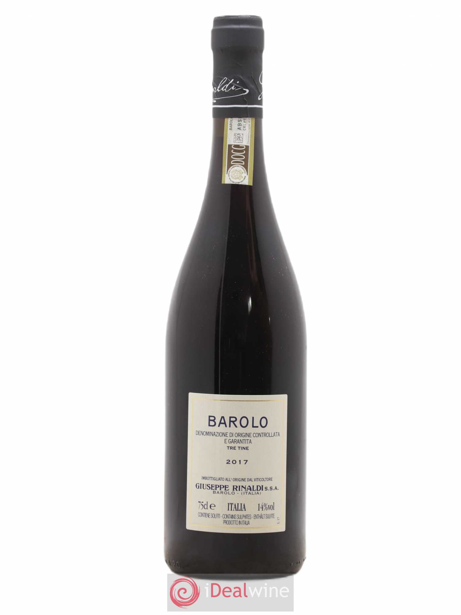 Barolo DOCG Tre Tine Giuseppe Rinaldi 2017 - Posten von 1 Flasche - 1