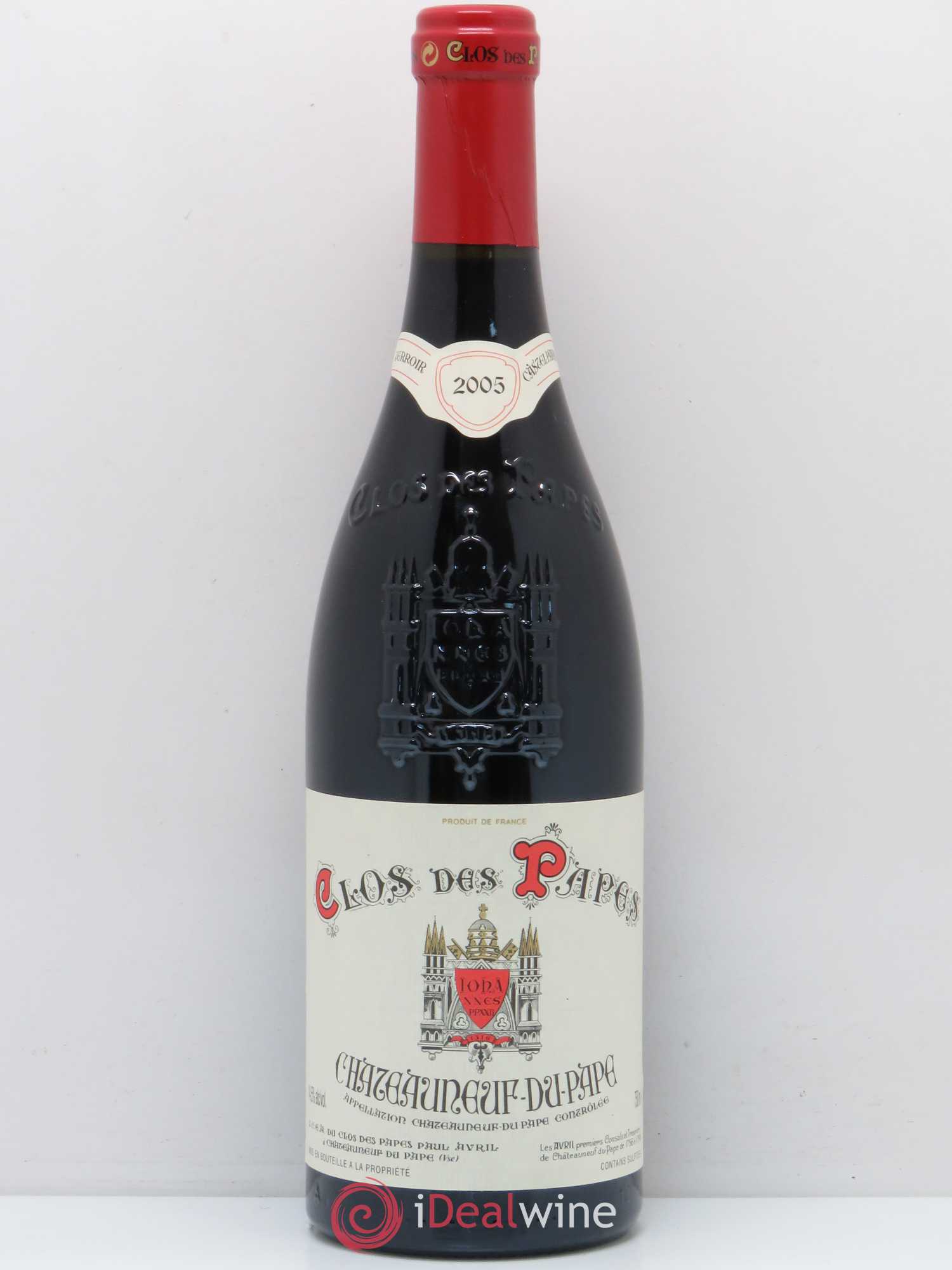 Châteauneuf-du-Pape Clos des Papes - Paul Avril 2005 - Lot de 1 bouteille - 0