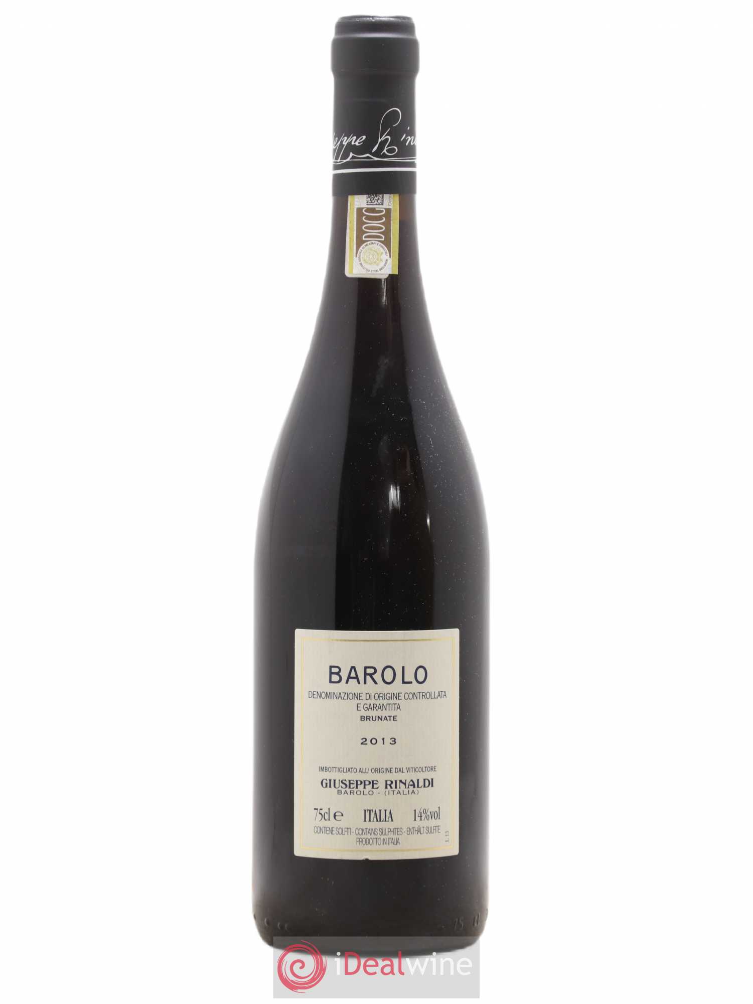 Barolo DOCG Brunate Giuseppe Rinaldi 2013 - Lot de 1 bouteille - 1