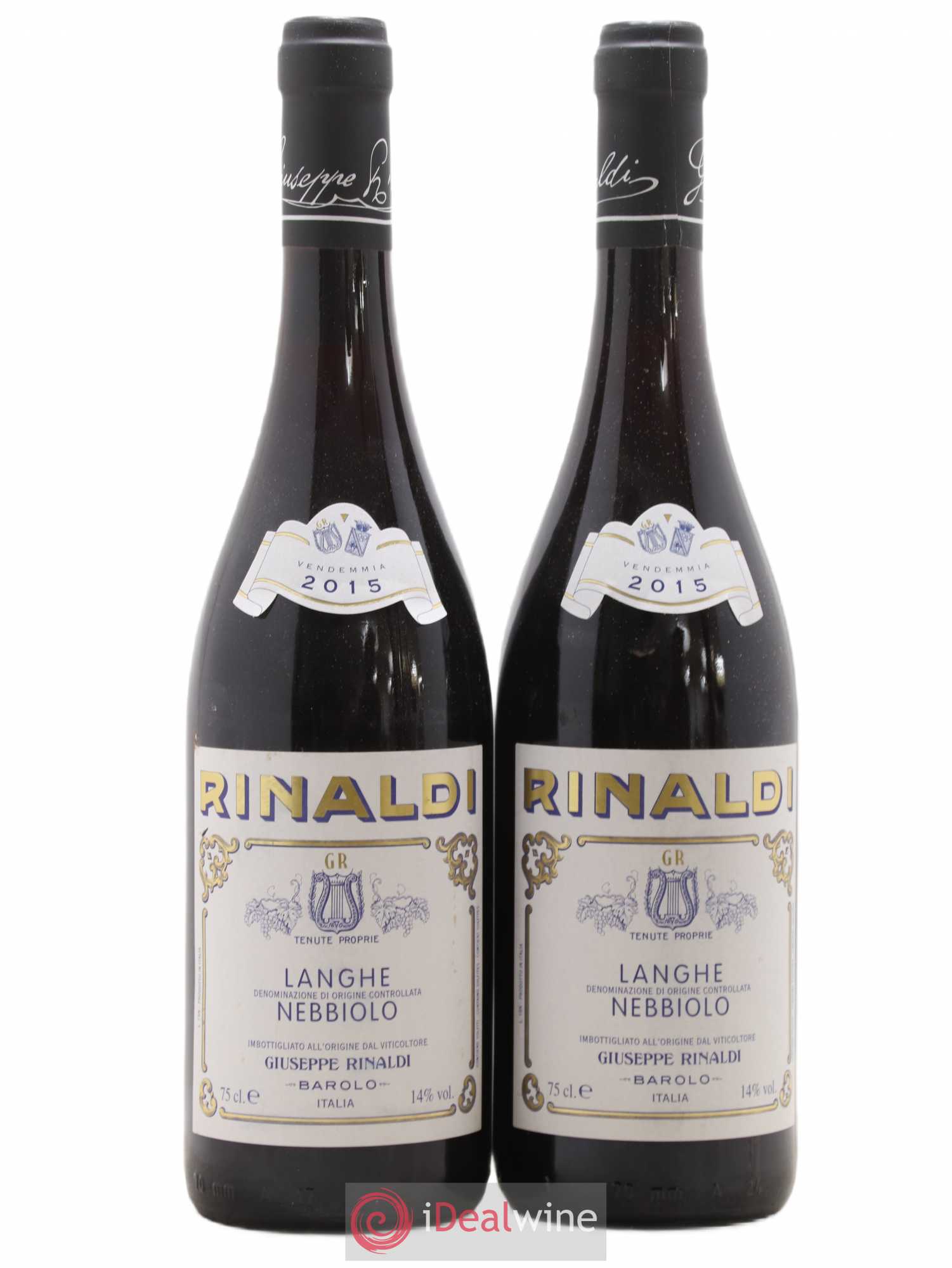 Langhe DOC Nebbiolo Giuseppe Rinaldi 2015 - Posten von 2 Flaschen - 0