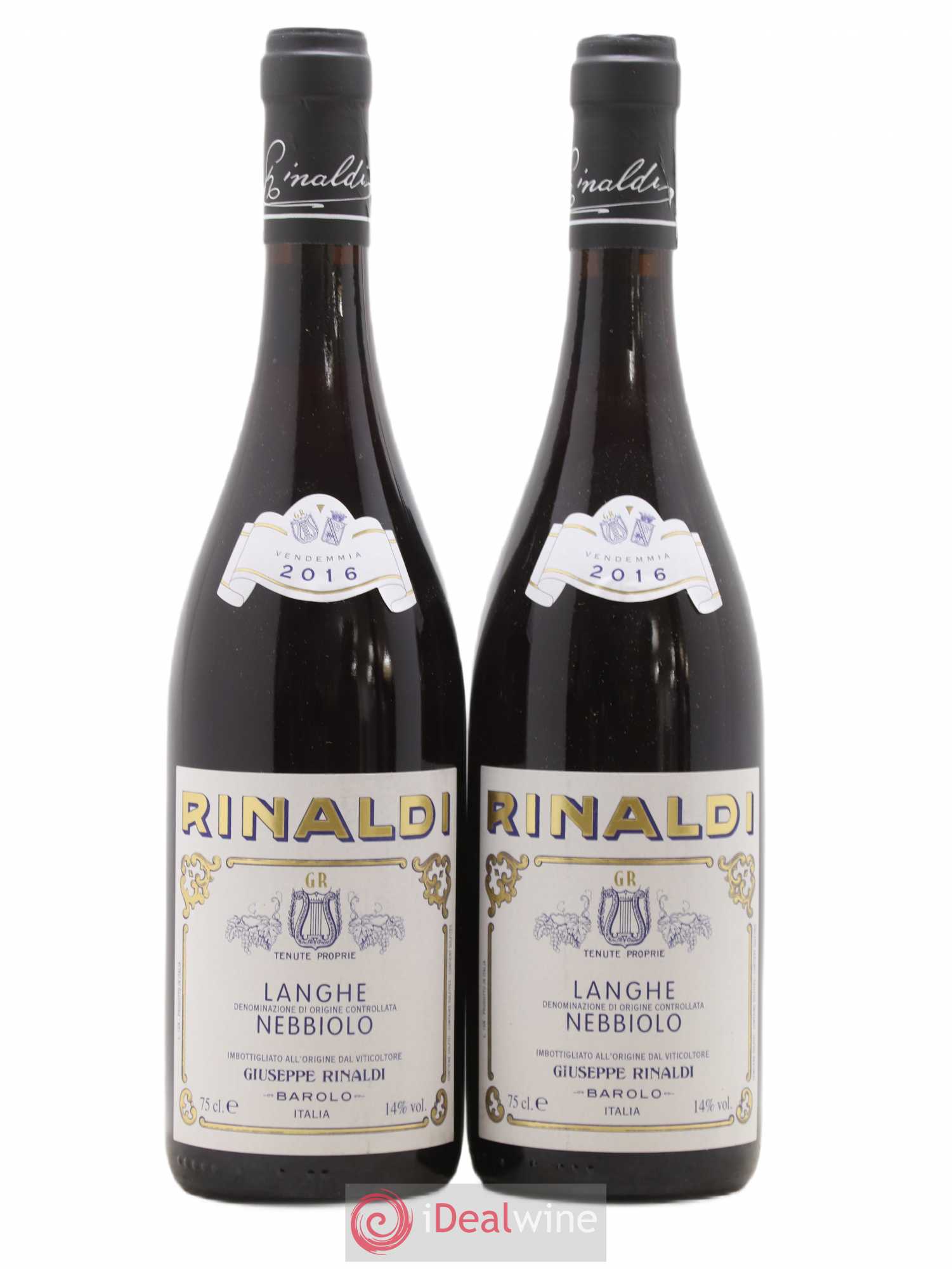 Langhe DOC Nebbiolo Giuseppe Rinaldi 2016 - Posten von 2 Flaschen - 0