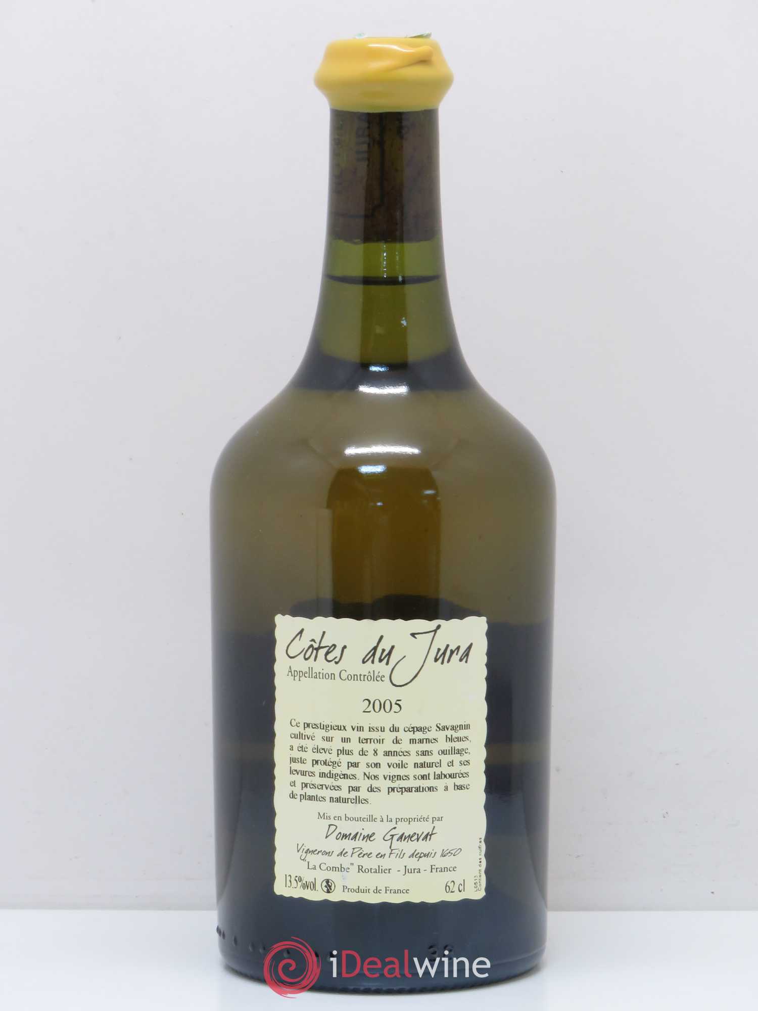Côtes du Jura Vin Jaune Jean-François Ganevat (Domaine) 2005 - Lot de 1 bouteille - 1