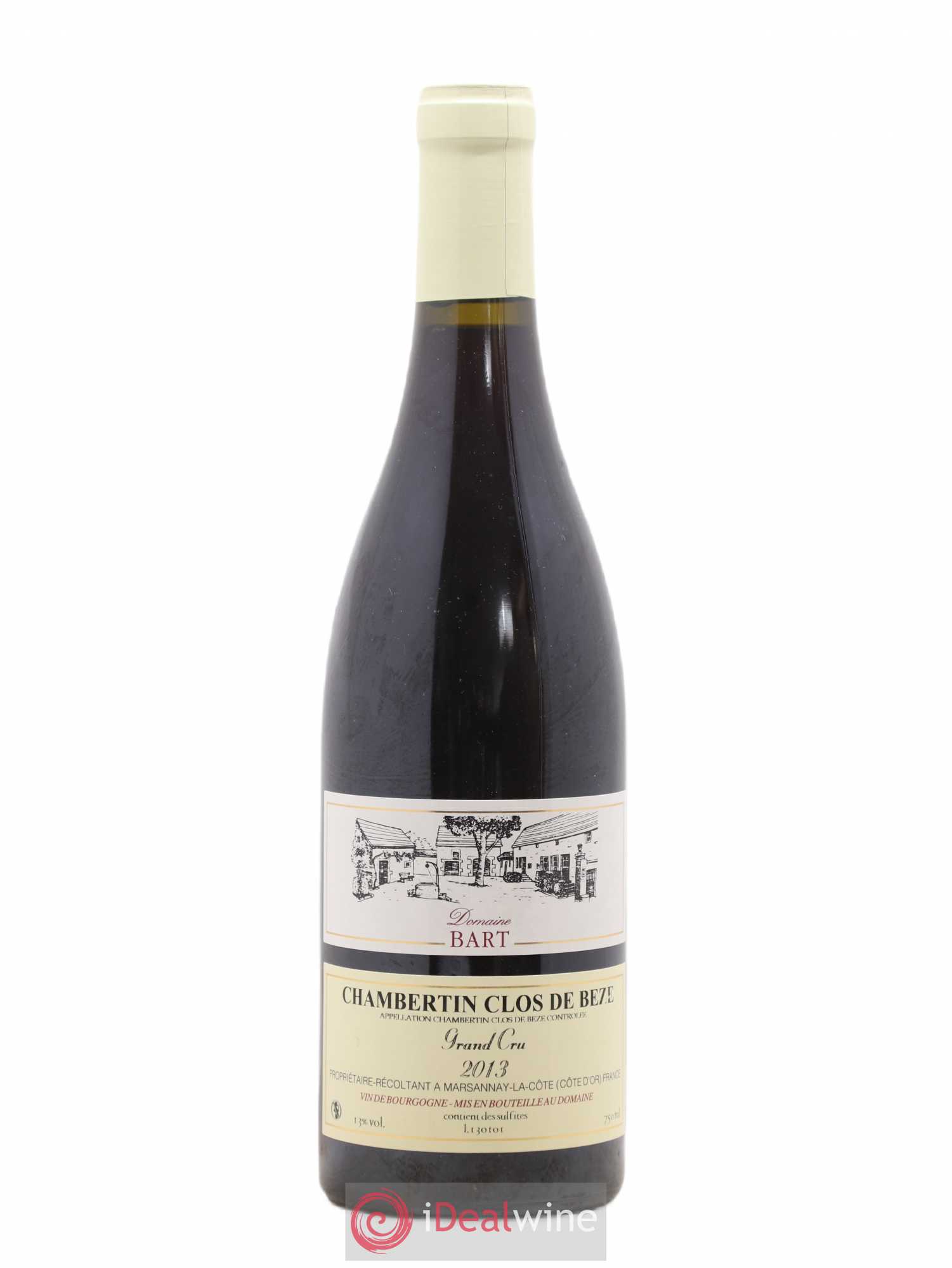 Chambertin Clos de Bèze Grand Cru Bart (Domaine) 2013 - Lot de 1 bouteille - 0