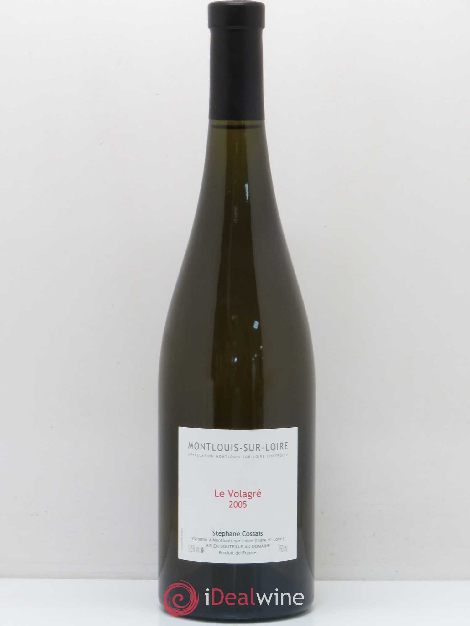 Montlouis-sur-Loire Le Volagré Stéphane Cossais 2005 - Lot de 1 bouteille - 0