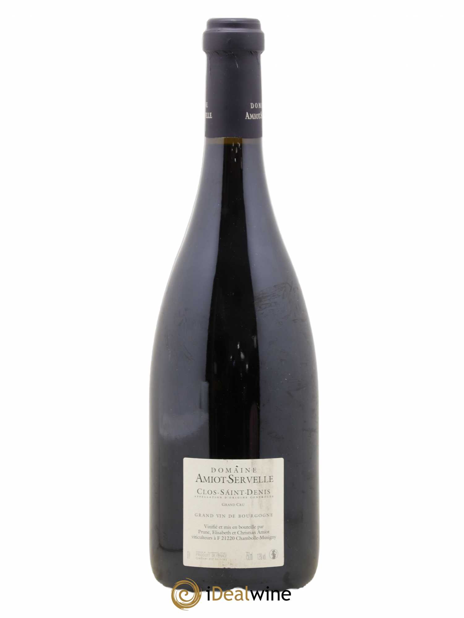 Clos Saint-Denis Grand Cru Amiot-Servelle 2012 - Lot de 1 bouteille - 1