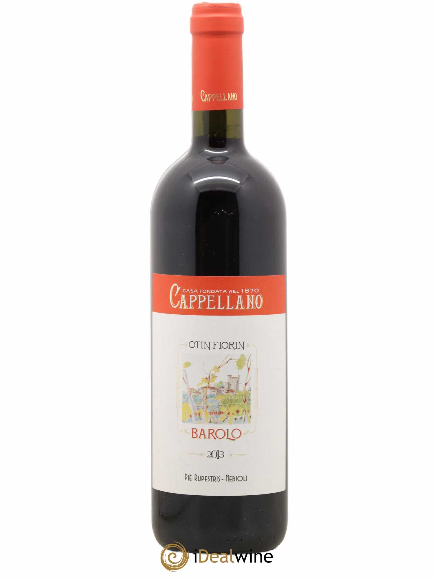 Barolo DOCG Pie Rupestris Cappellano 2013 - Lot de 1 bouteille - 0