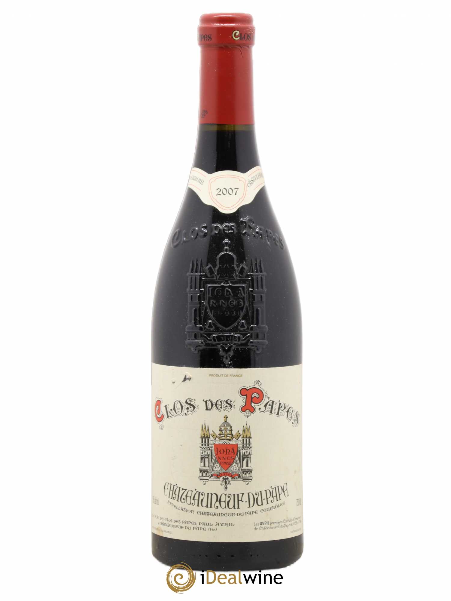 Châteauneuf-du-Pape Clos des Papes - Paul Avril 2007 - Lot de 1 bouteille - 0