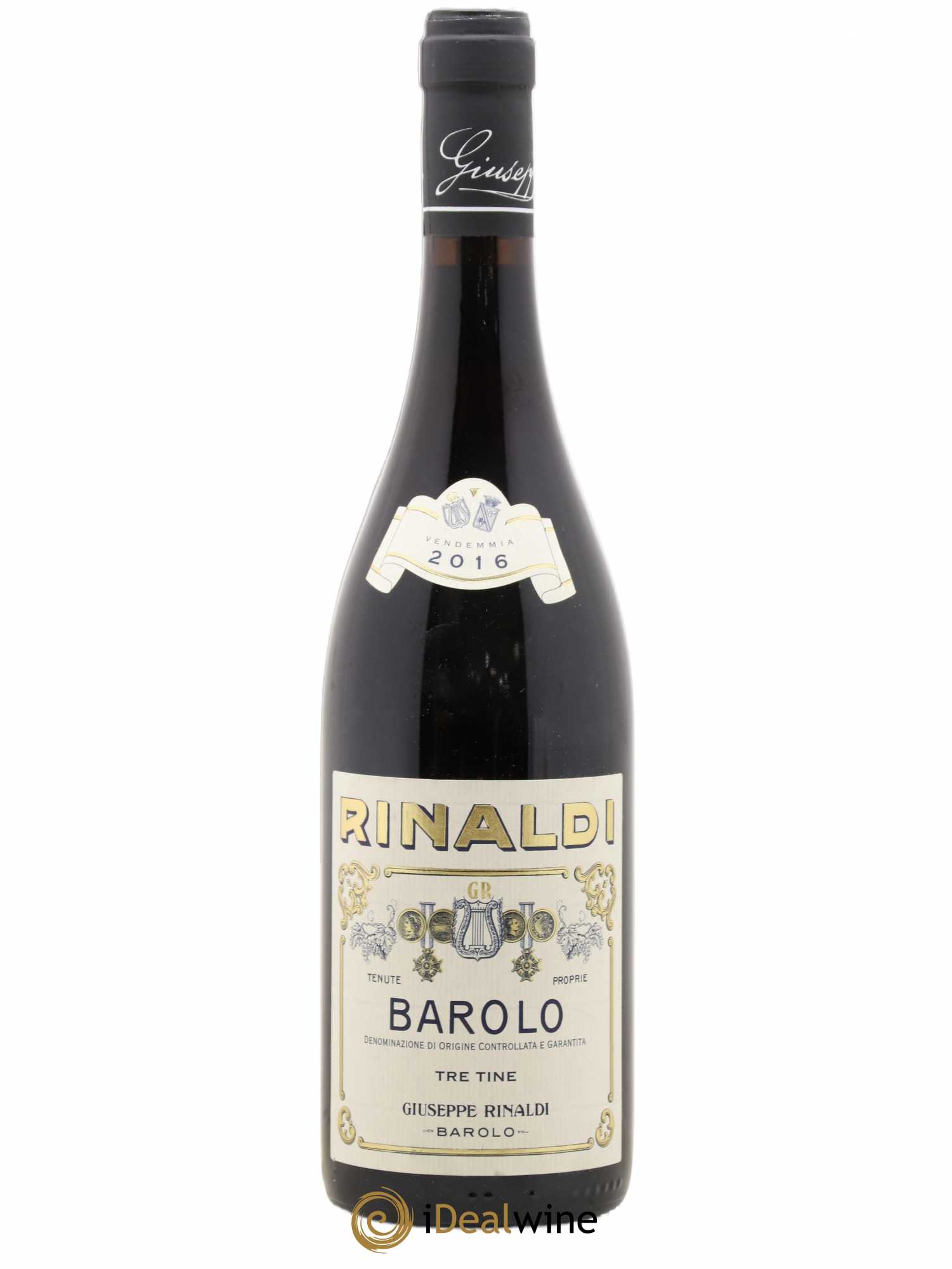 Barolo DOCG Tre Tine Giuseppe Rinaldi 2016 - Lot de 1 bouteille - 0