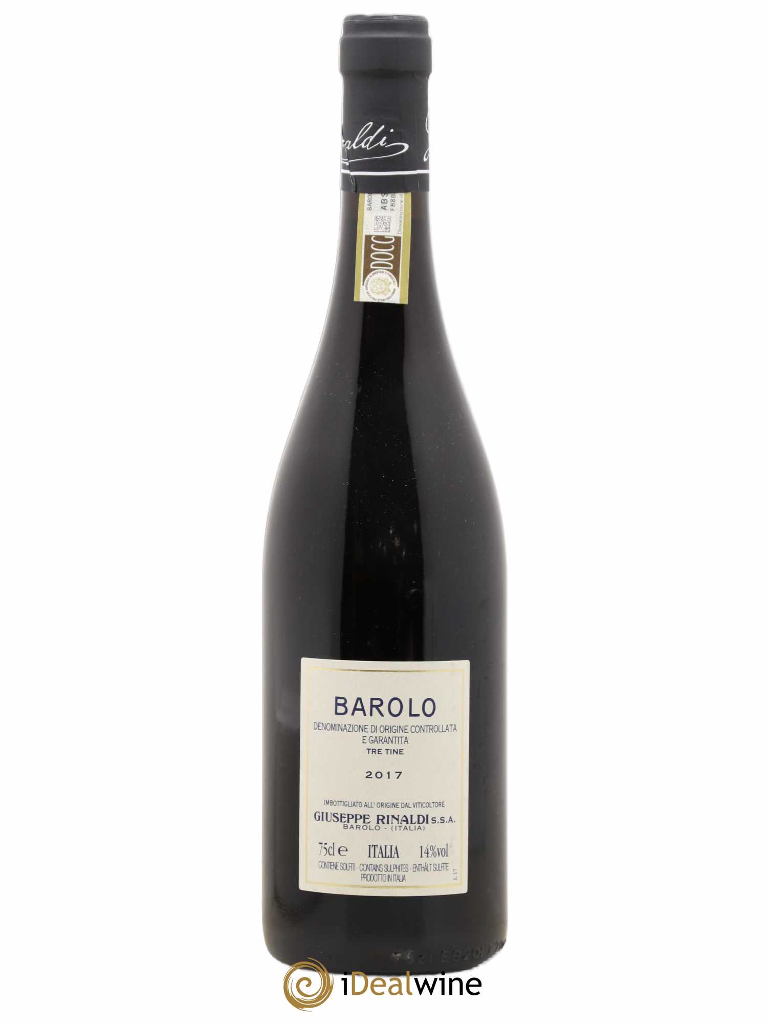 Barolo DOCG Tre Tine Giuseppe Rinaldi 2017 - Posten von 1 Flasche - 1