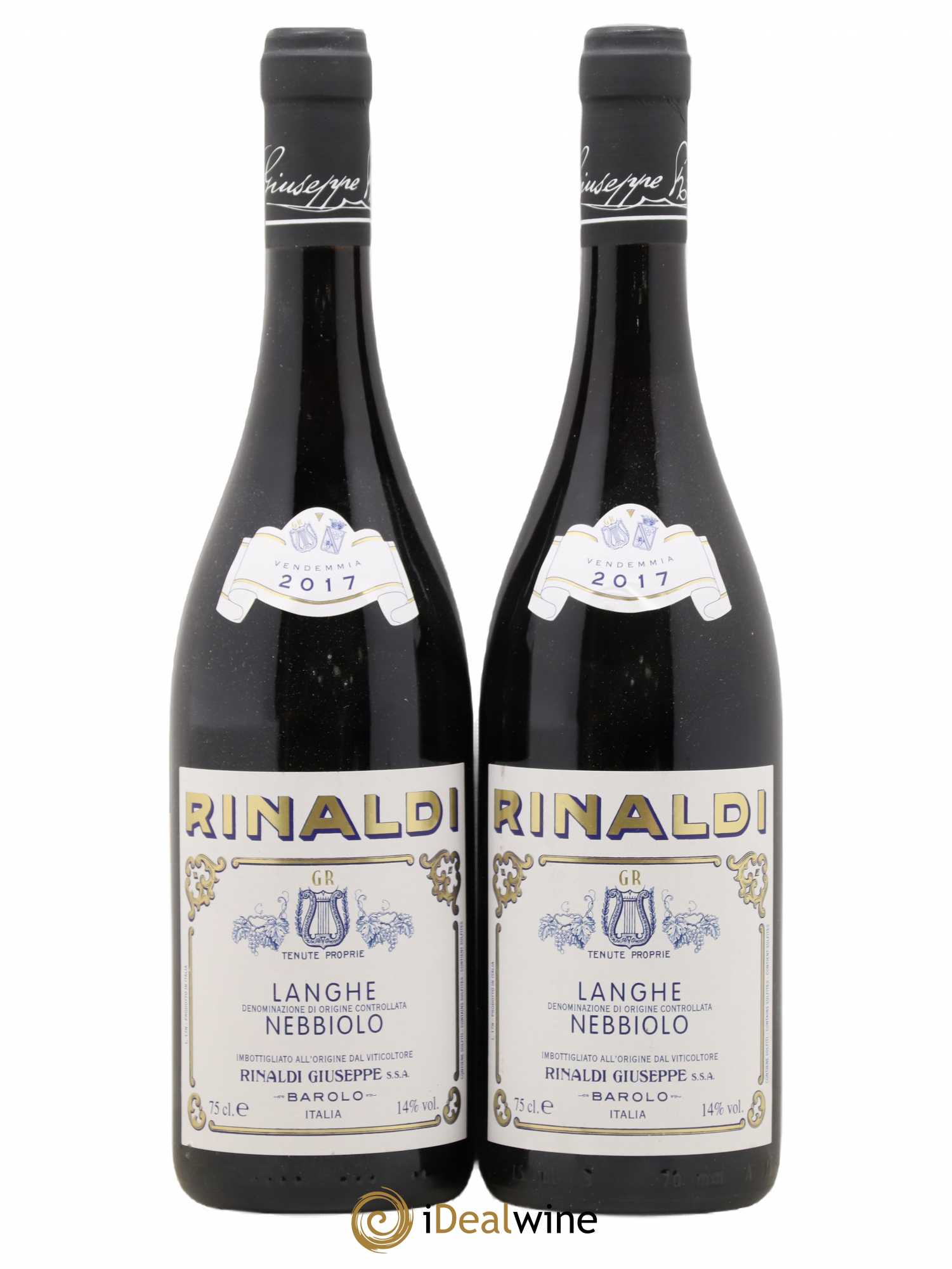 Langhe DOC Nebbiolo Giuseppe Rinaldi 2017 - Posten von 2 Flaschen - 0
