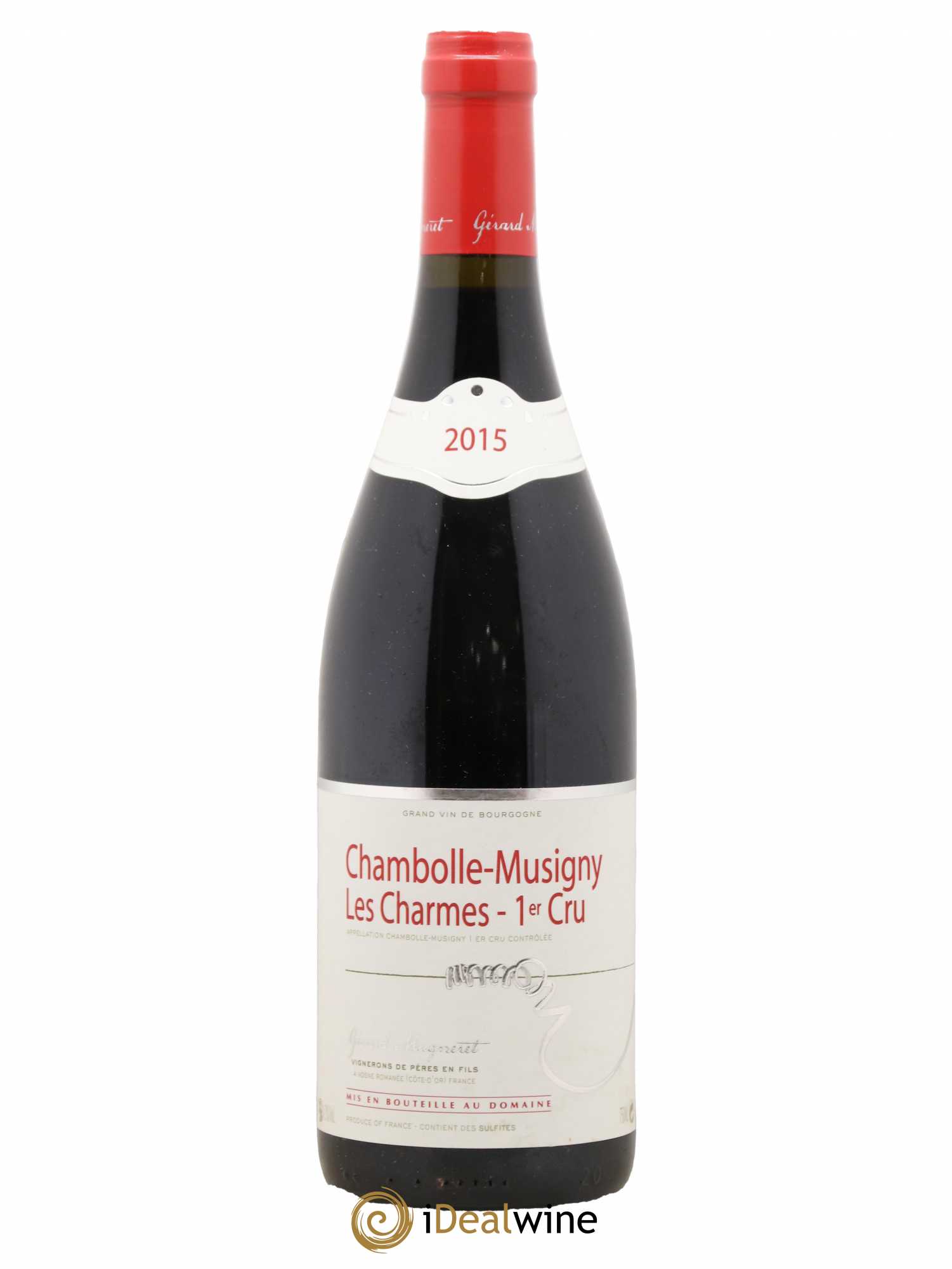 Chambolle-Musigny 1er Cru Les Charmes Gérard Mugneret 2015 - Lot de 1 bouteille - 0