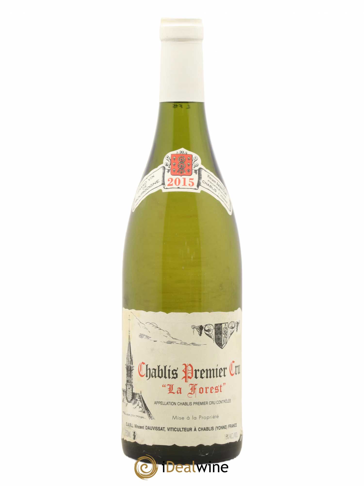 Chablis 1er Cru La Forest Vincent Dauvissat (Domaine) 2015 - Lot de 1 bouteille - 0