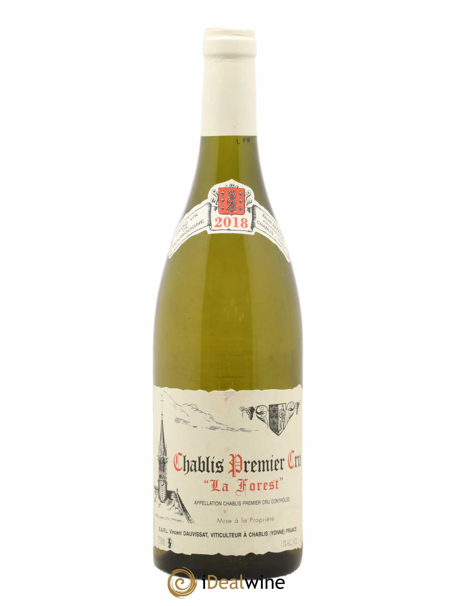 Chablis 1er Cru La Forest Vincent Dauvissat (Domaine) 2018 - Lot de 1 bouteille - 0