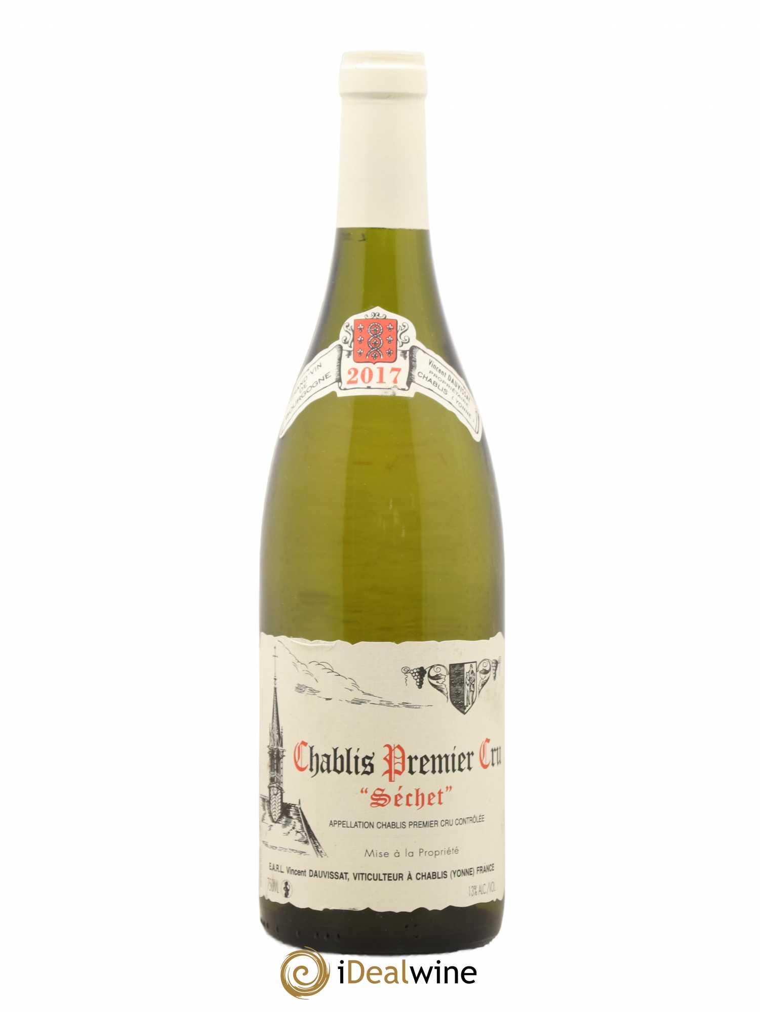 Chablis 1er Cru Séchet Vincent Dauvissat (Domaine) 2017 - Lot de 1 bouteille - 0
