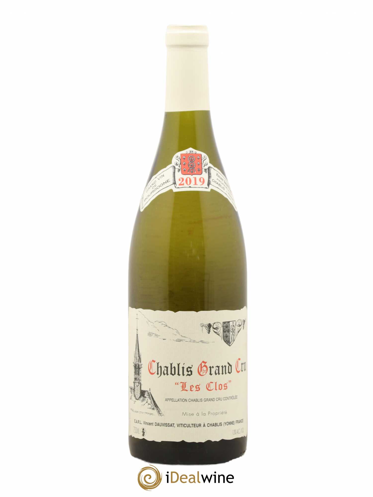 Chablis Grand Cru Les Clos Vincent Dauvissat (Domaine) 2019 - Lot de 1 bouteille - 0