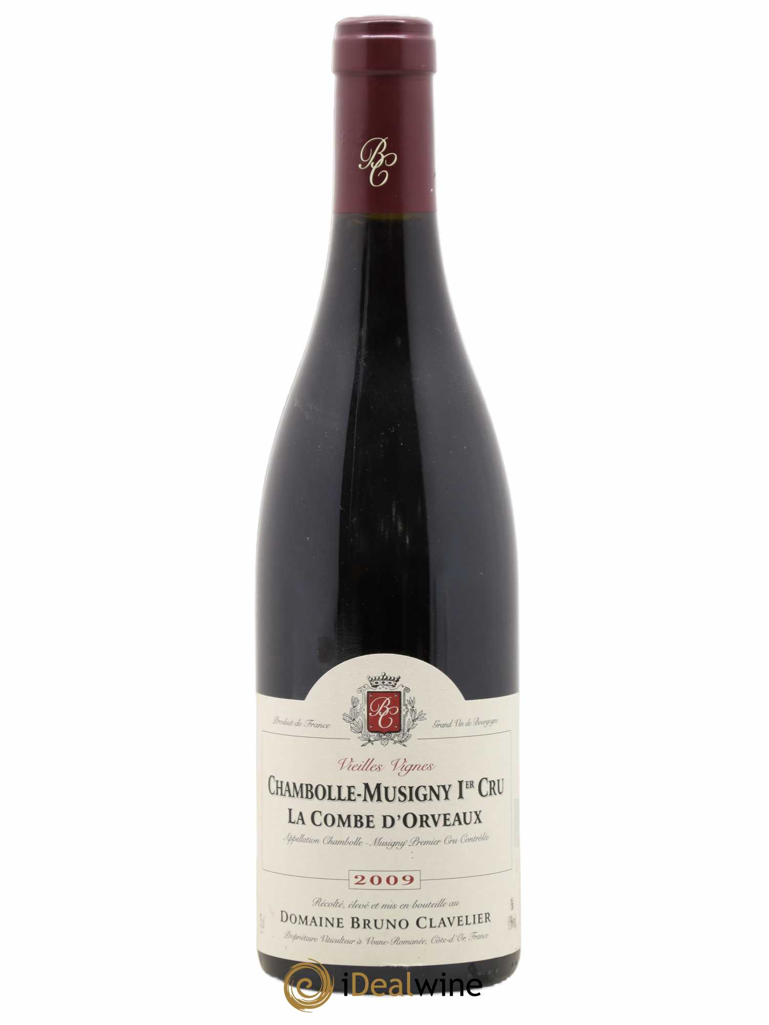 Chambolle-Musigny 1er Cru La Combe d'Orveaux Vieilles Vignes Bruno Clavelier 2009 - Lot de 1 bouteille - 0