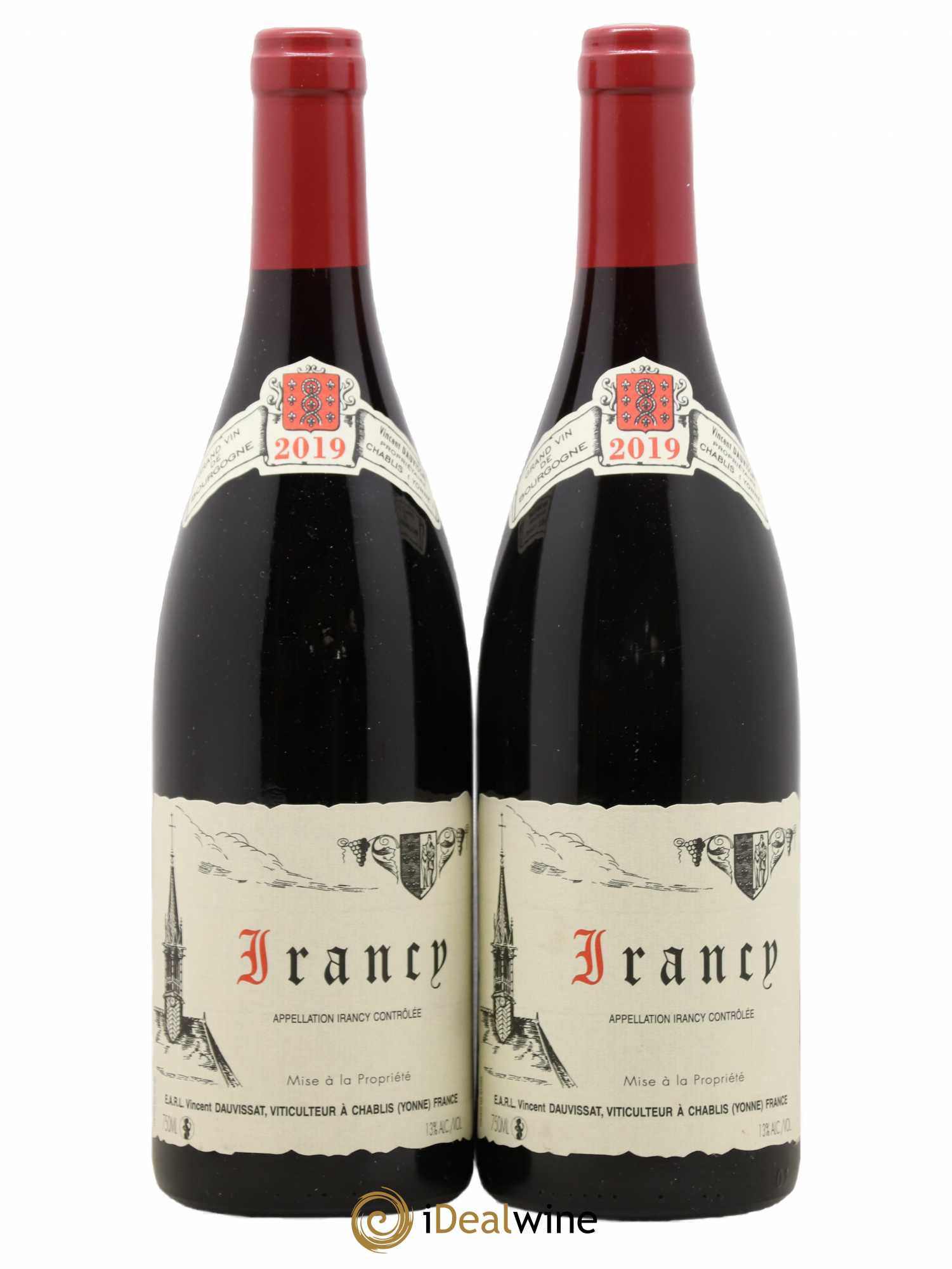 Irancy Vincent Dauvissat (Domaine) 2019 - Lot de 2 bouteilles - 0